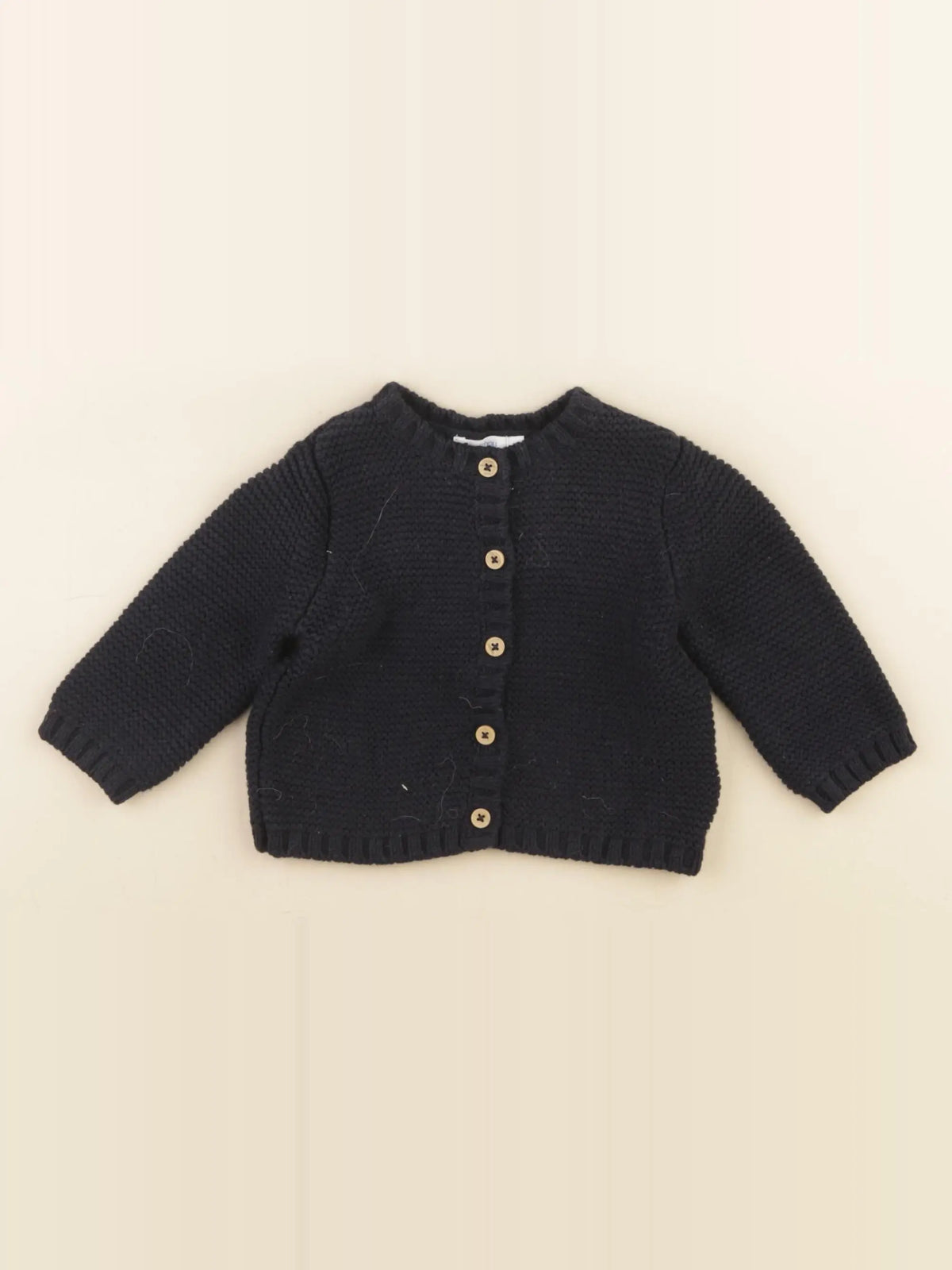 Boutchou - gilet bleu - 6 mois