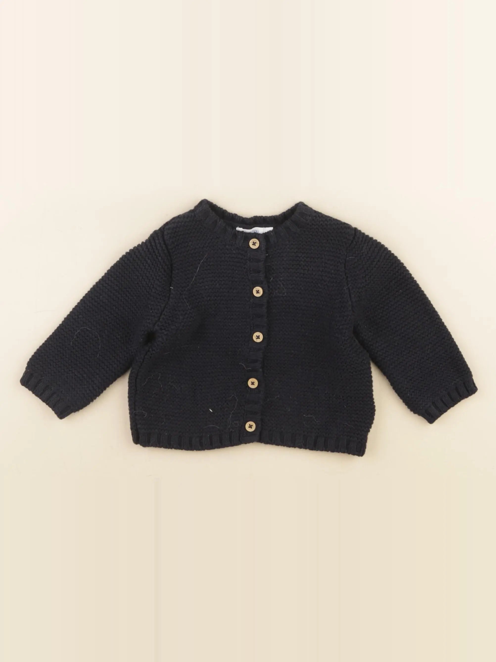 Boutchou - gilet bleu - 6 mois