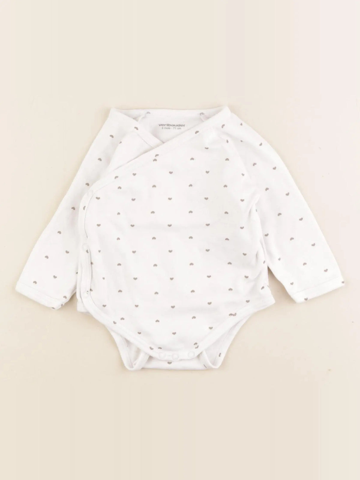 Vertbaudet - body blanc - 9 mois