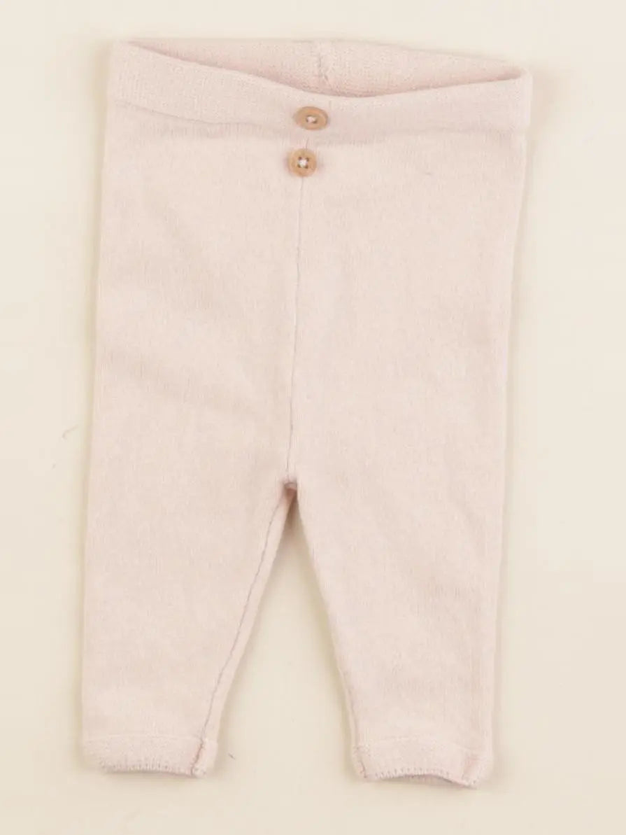 Vertbaudet - legging beige - 1 mois