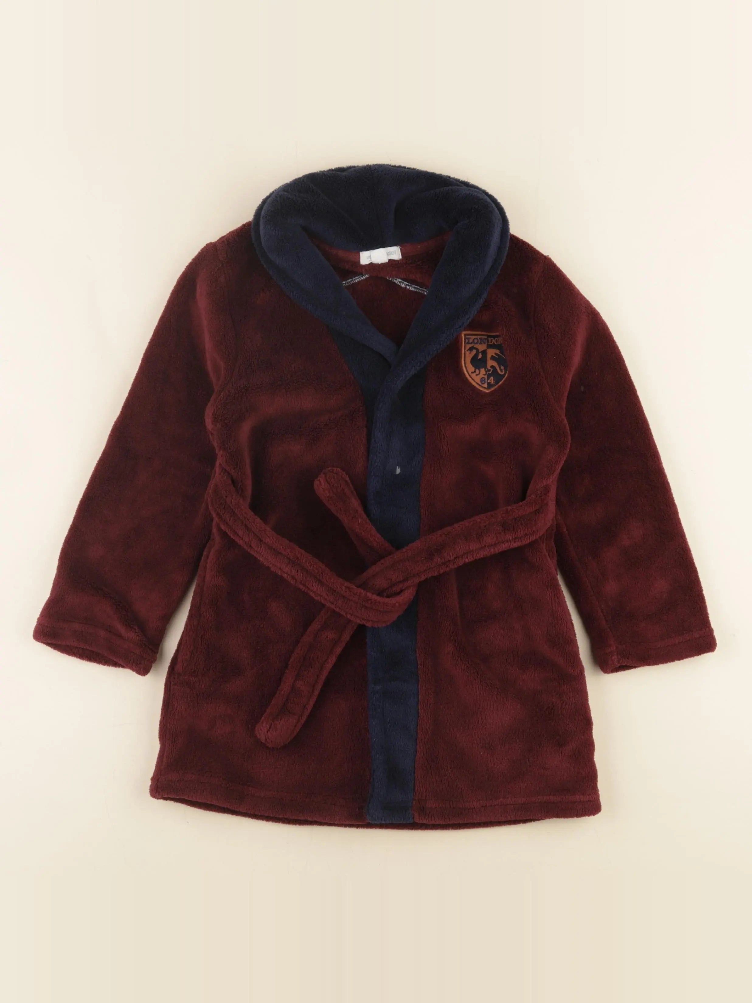 Vertbaudet - robe de chambre rouge - 4 ans