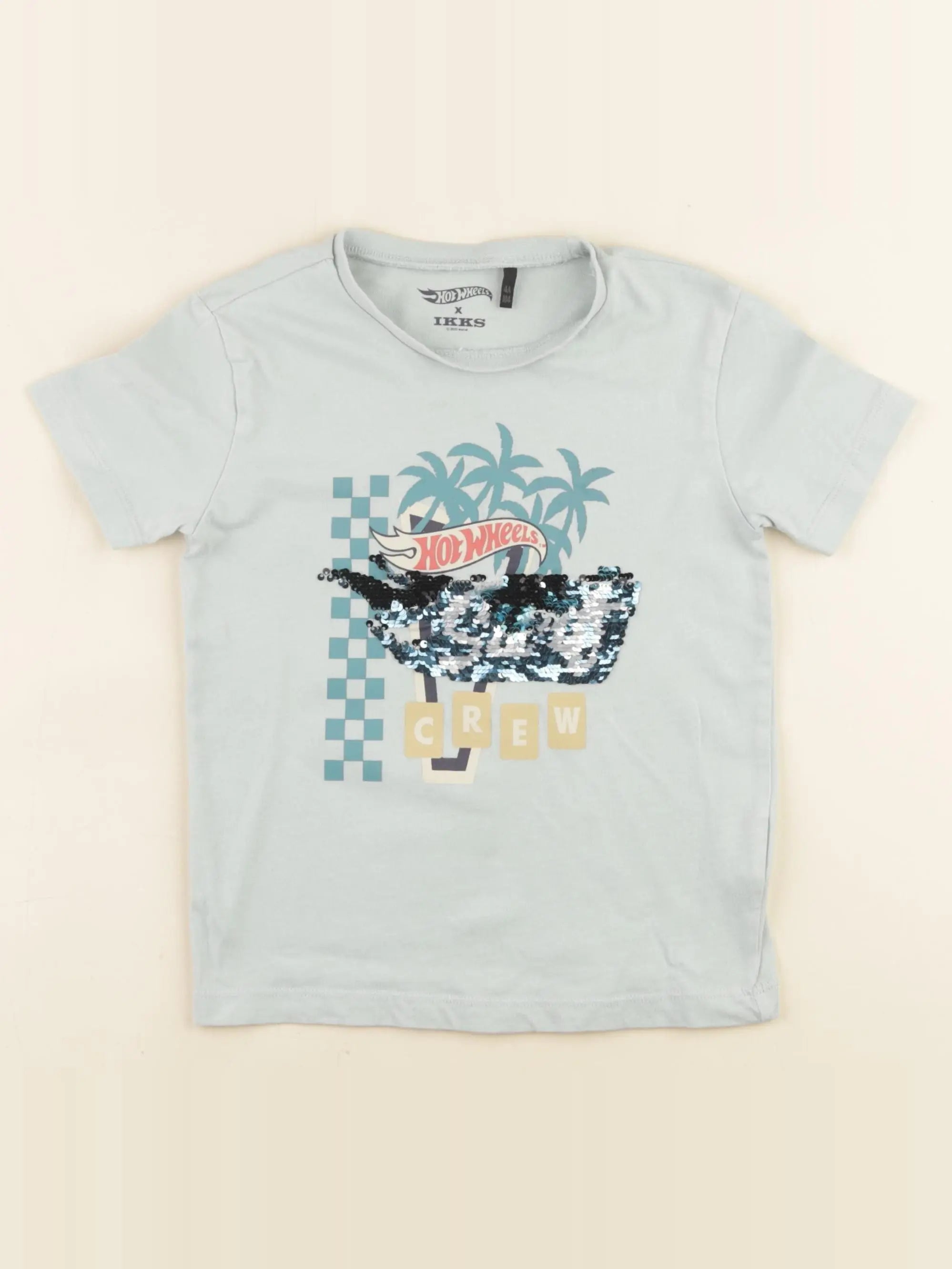 IKKS - tee-shirt bleu - 4 ans