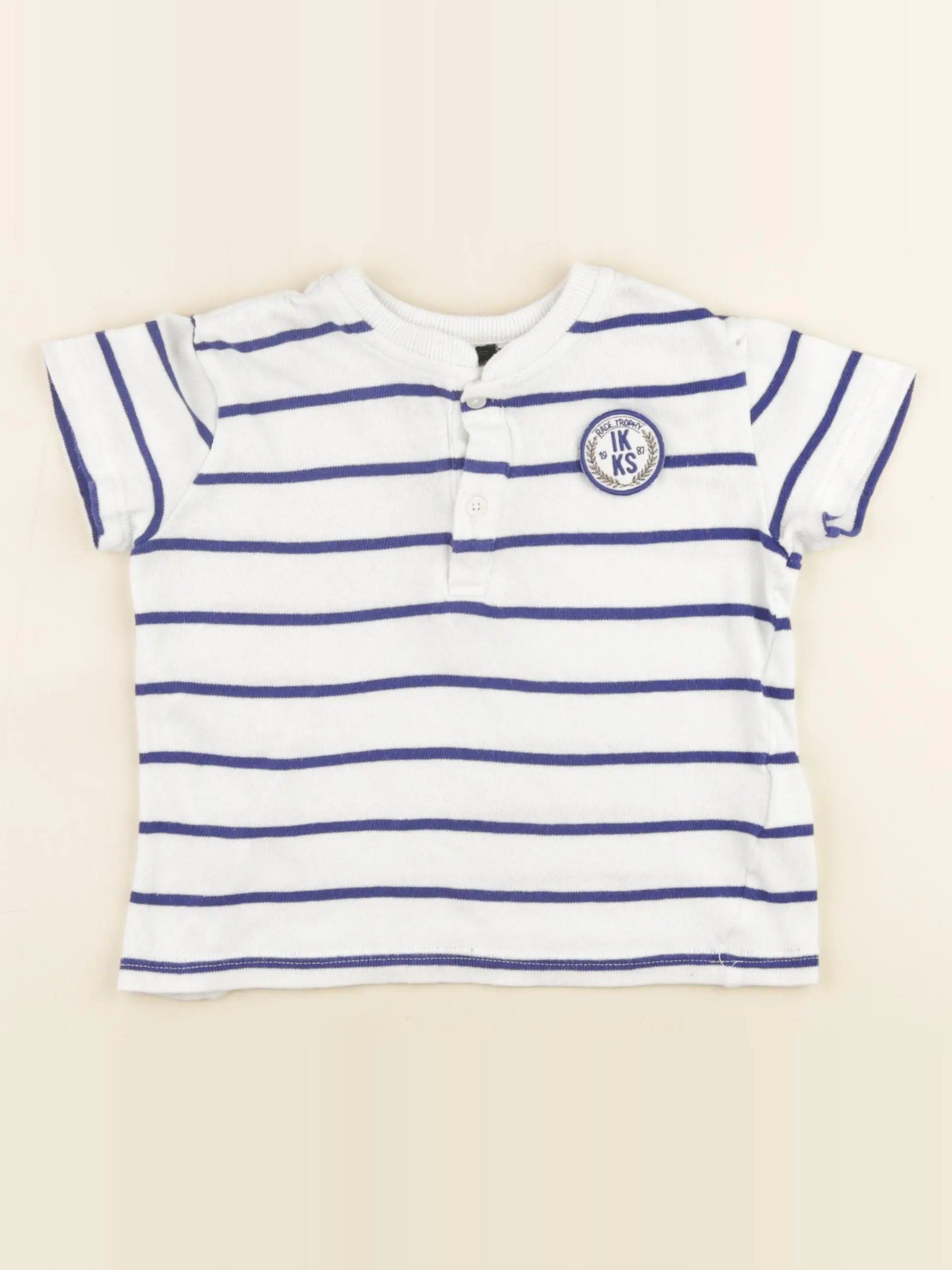 IKKS - tee-shirt blanc - 4 ans