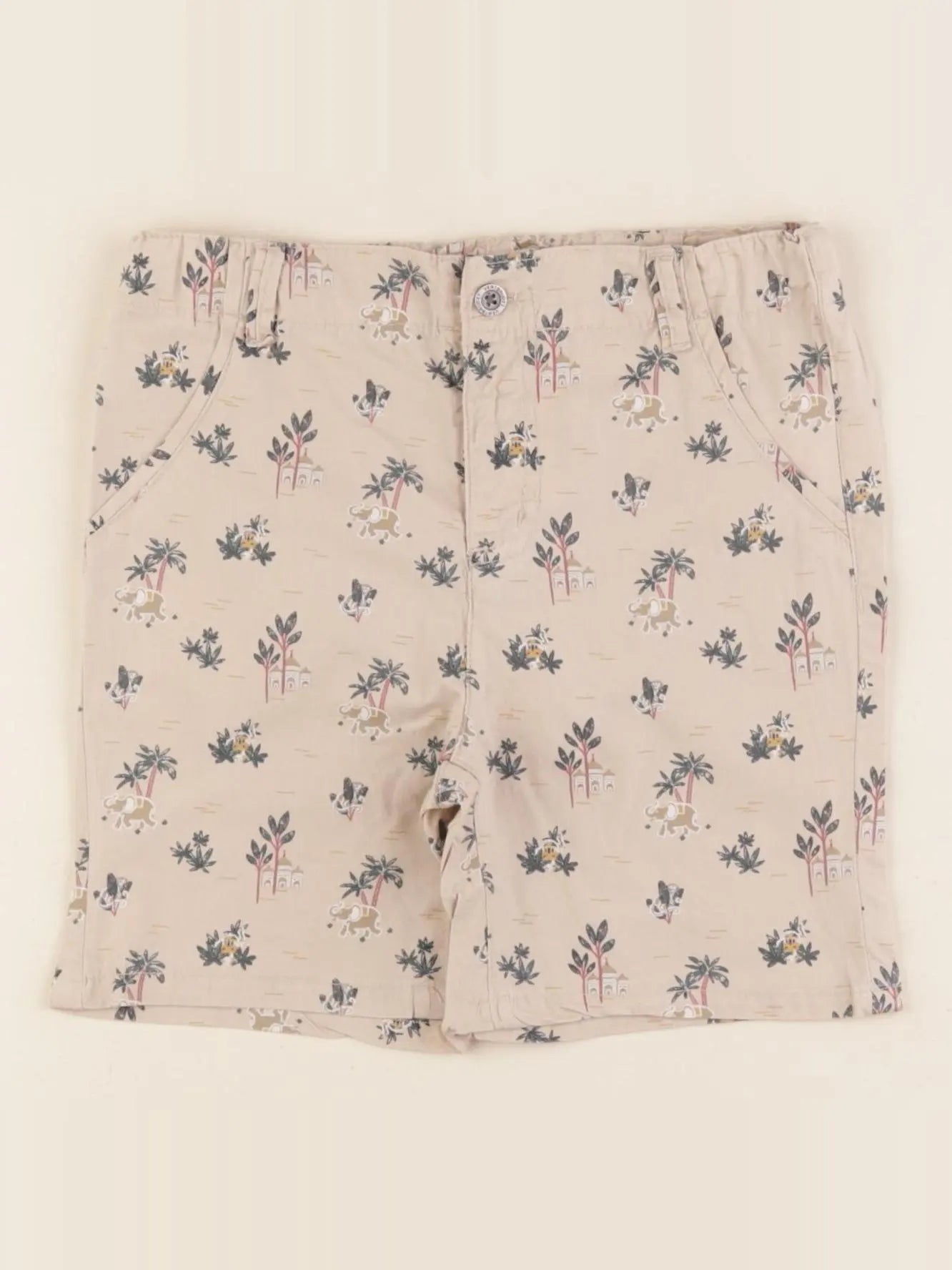 Vertbaudet - short beige - 2 ans