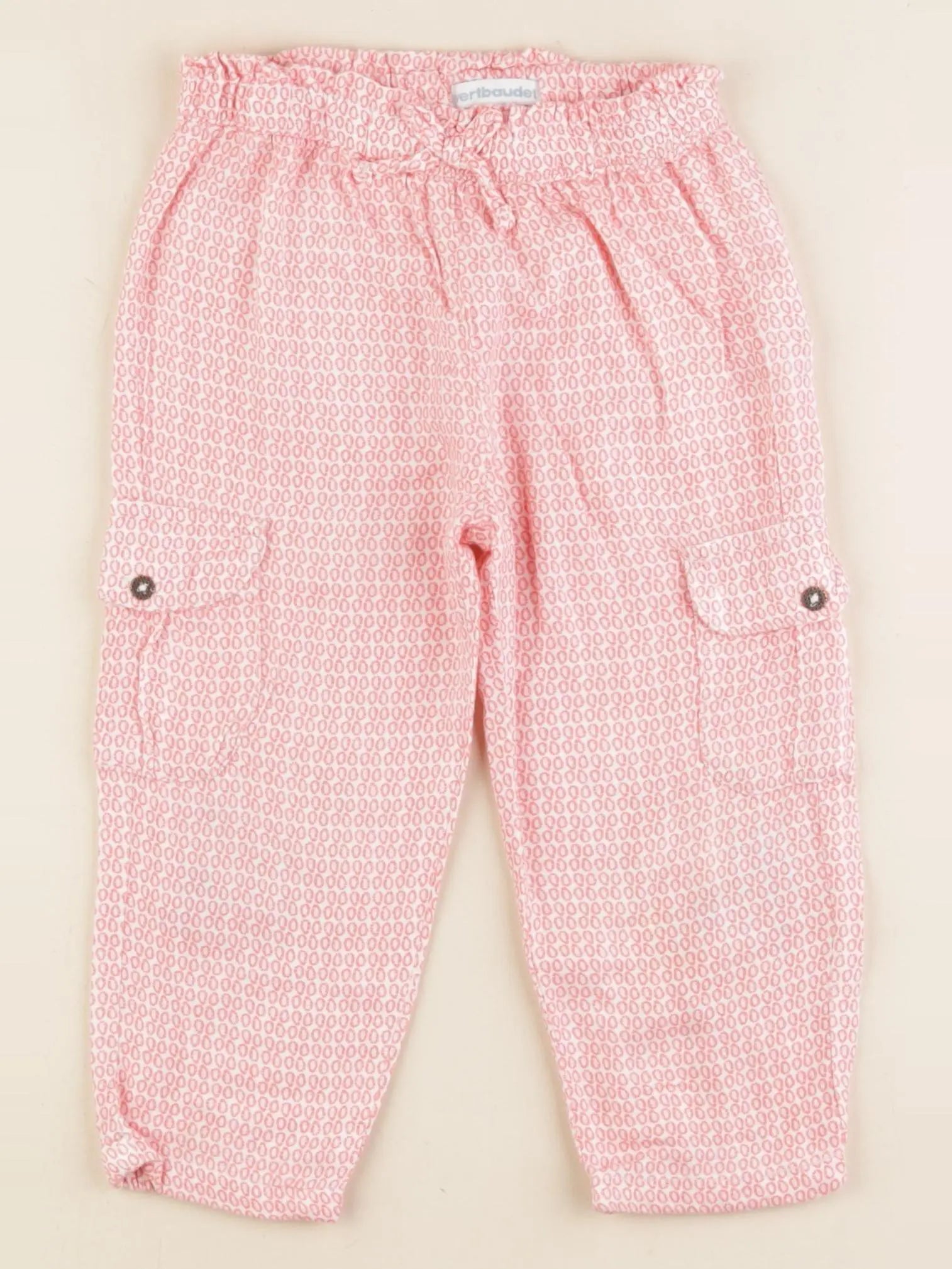 Vertbaudet - pantalon rose - 24 mois