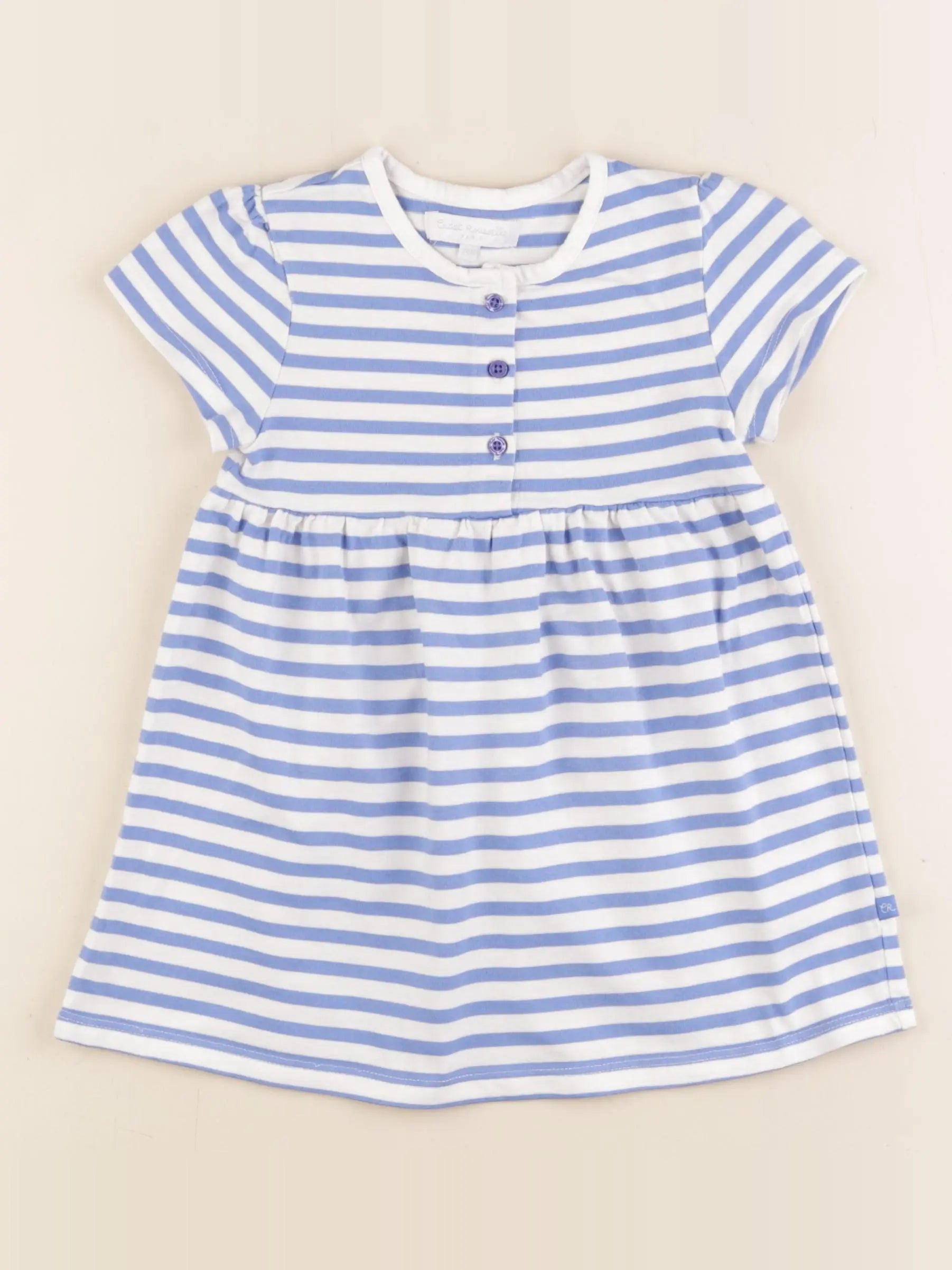 Cadet Rousselle - robe bleu - 24 mois