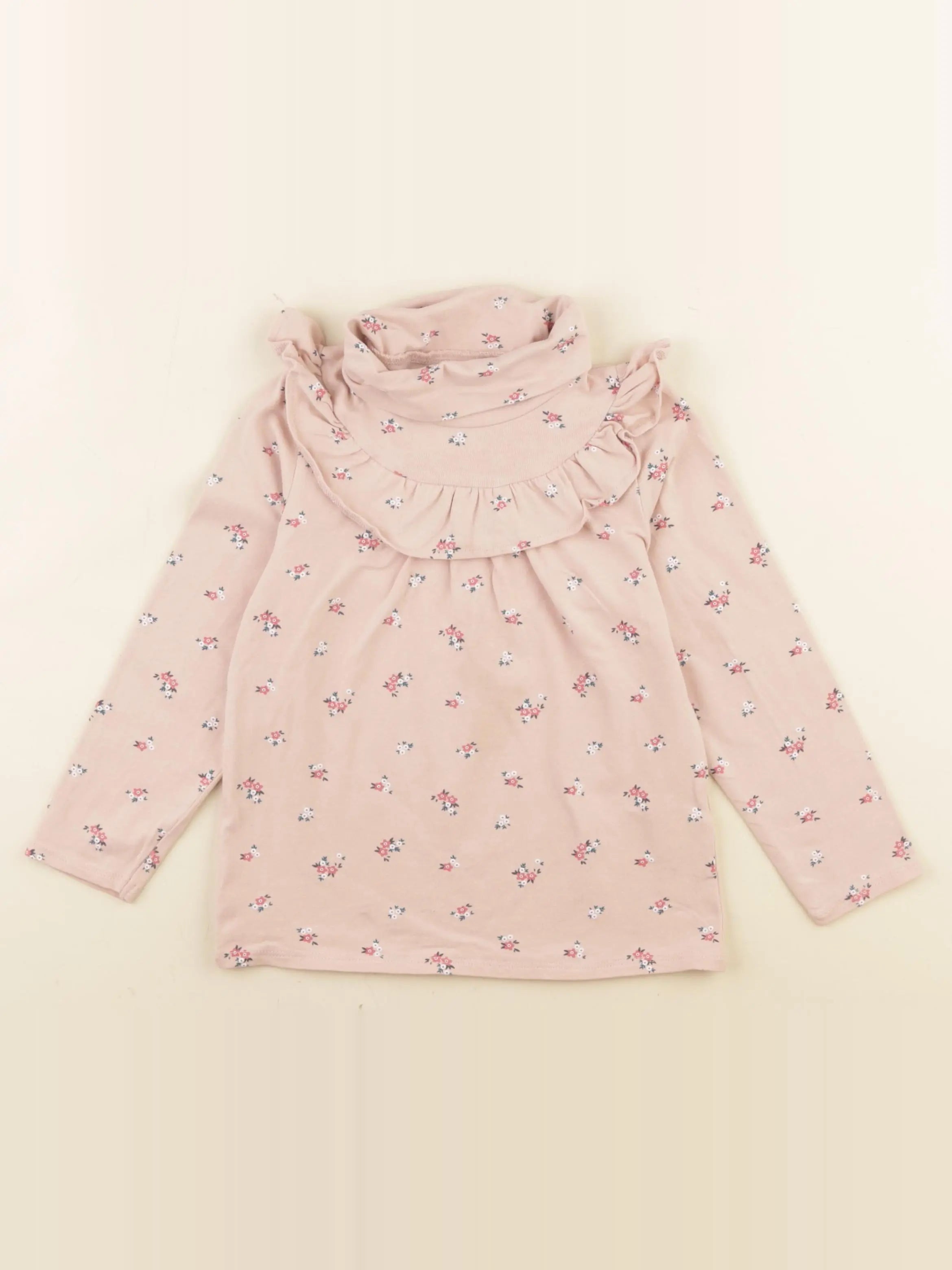 Vertbaudet - sous-pull rose - 6 ans