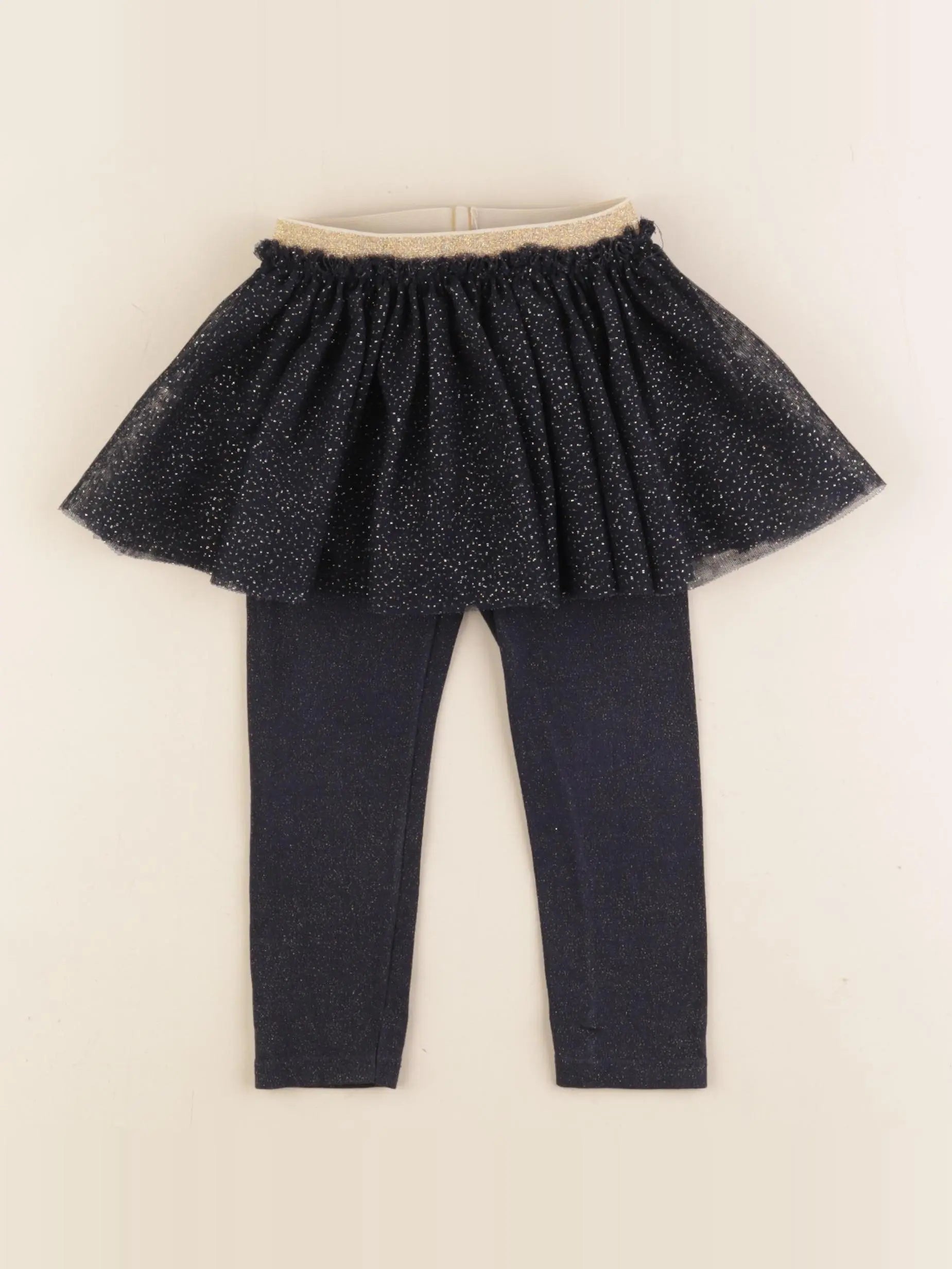 Petit Bateau - jupe bleu - 24 mois