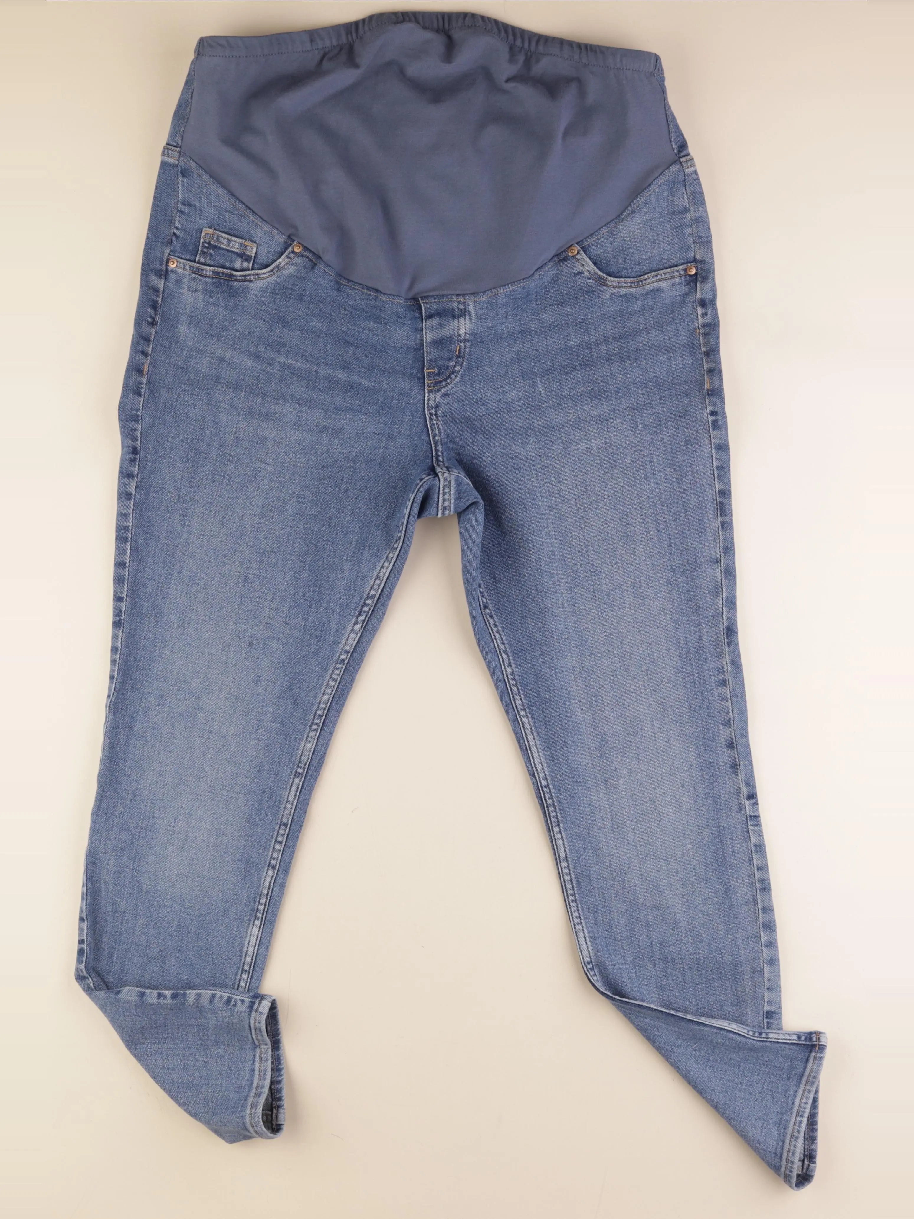 H&M - jean grossesse bleu - xl