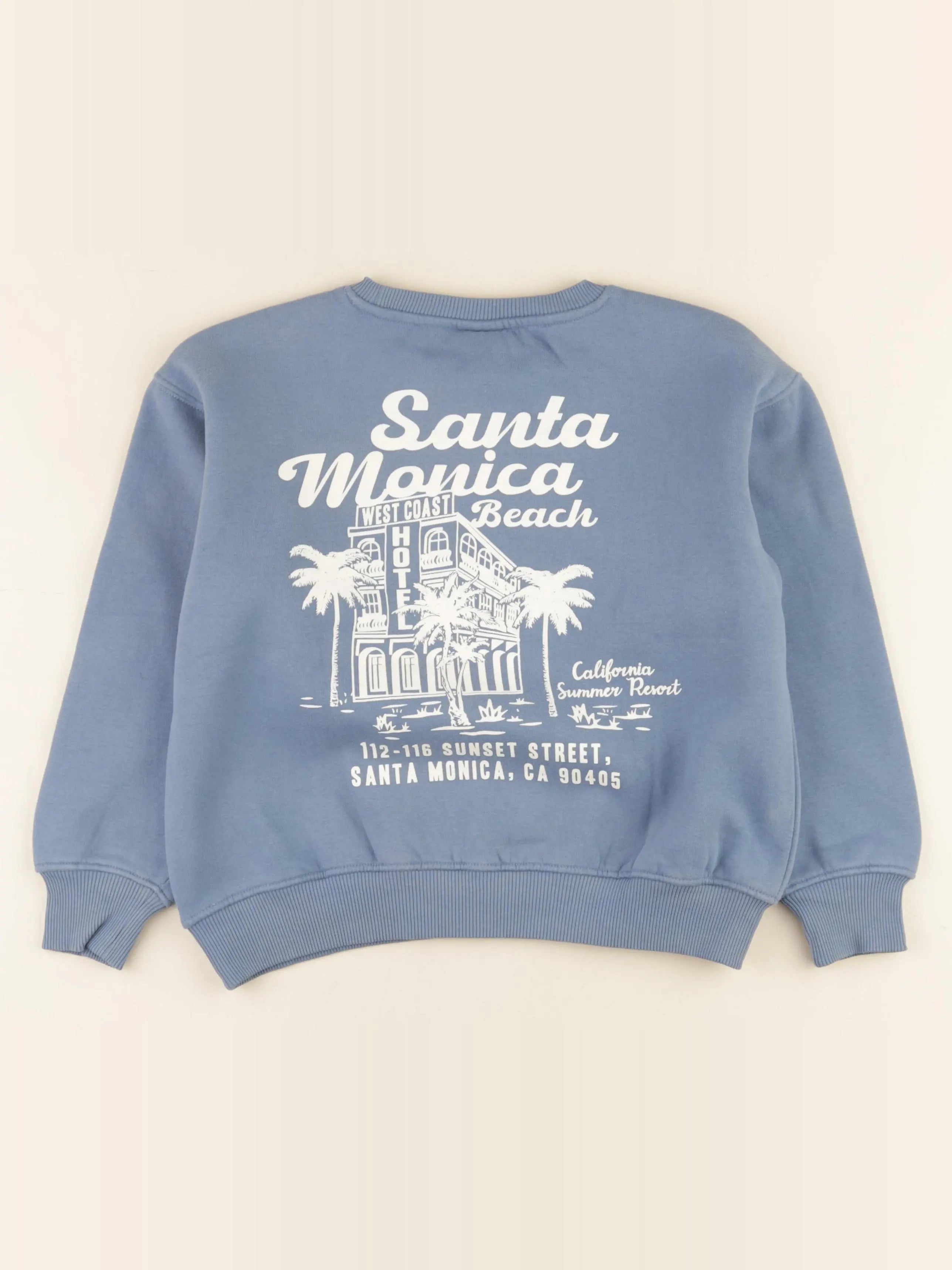 Tape à l'oeil - sweat imprimé au dos bleu - 4 ans