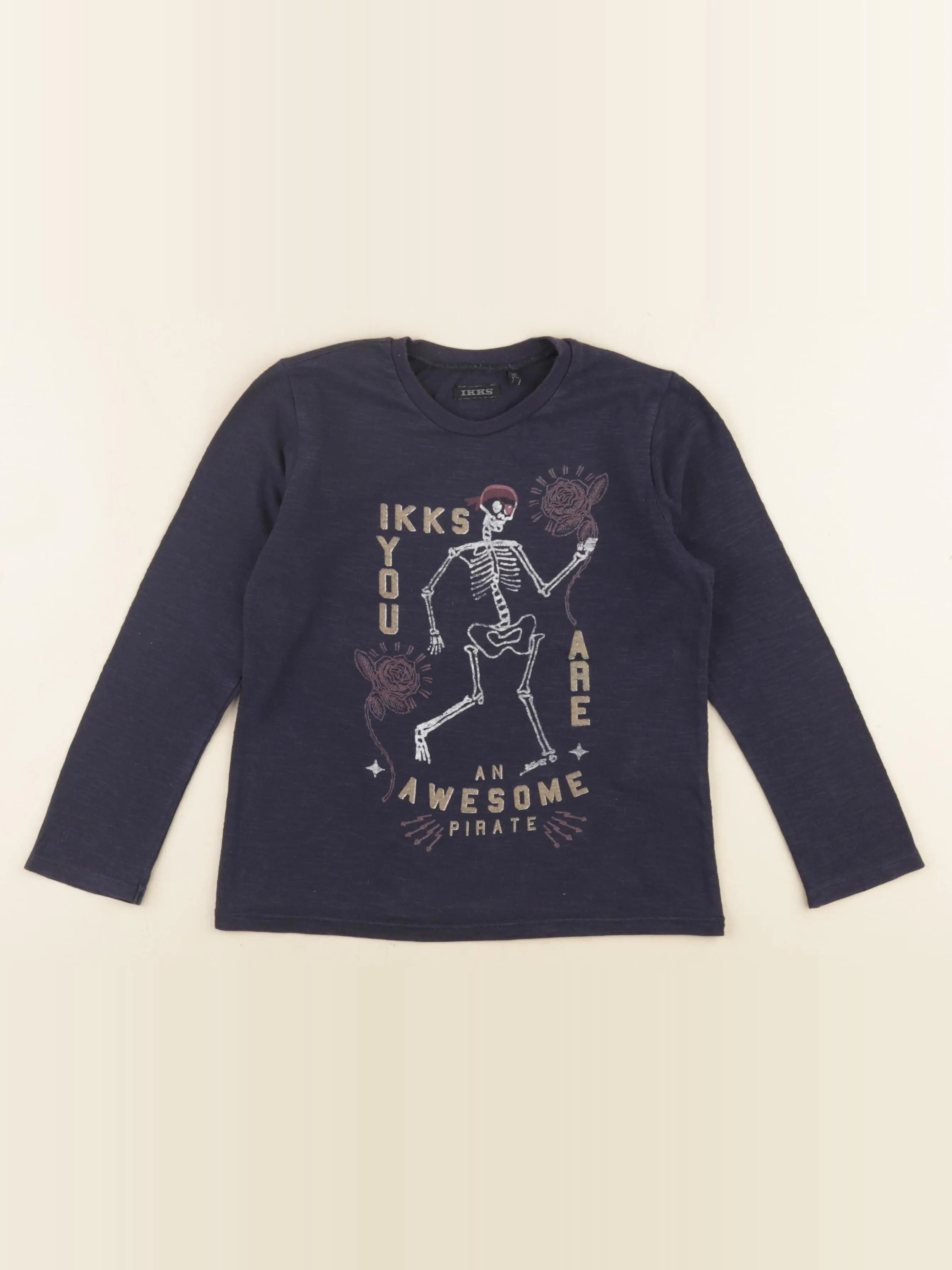 IKKS - tee-shirt bleu - 6 ans