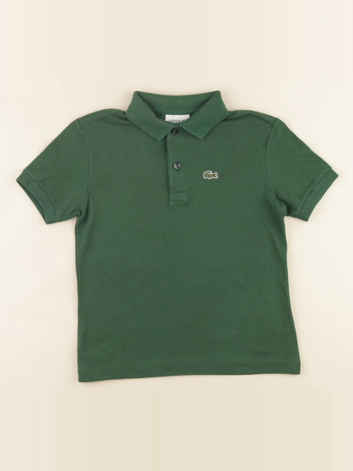 Lacoste - polo vert - 6 ans