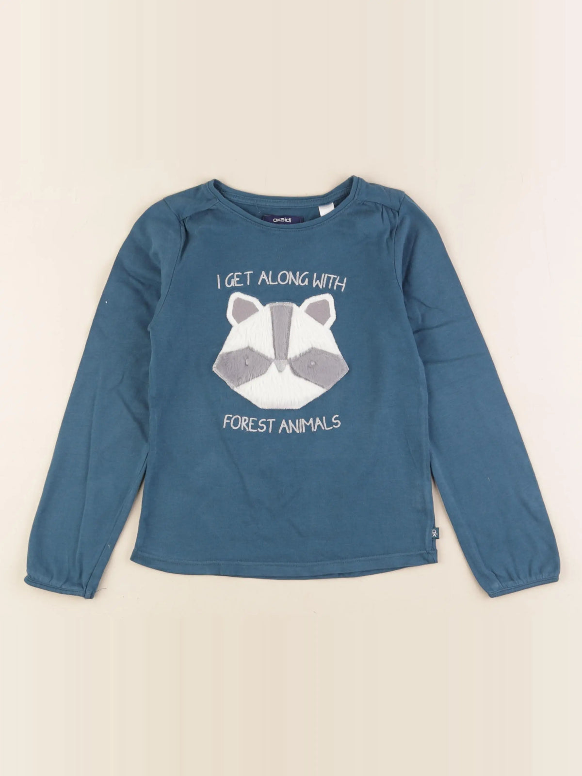 Okaidi - tee-shirt bleu - 6 ans