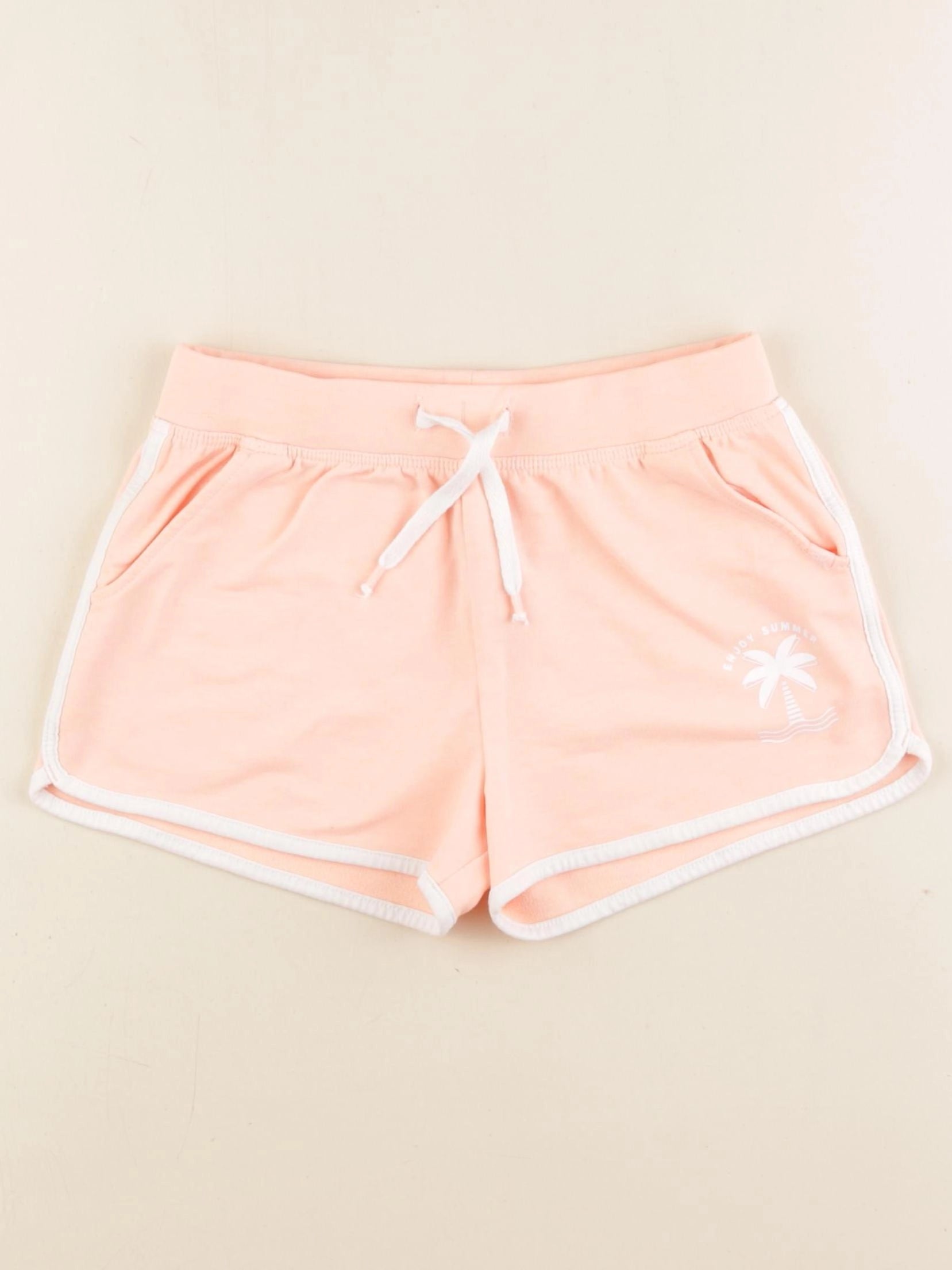 Okaidi - short orange - 7 ans