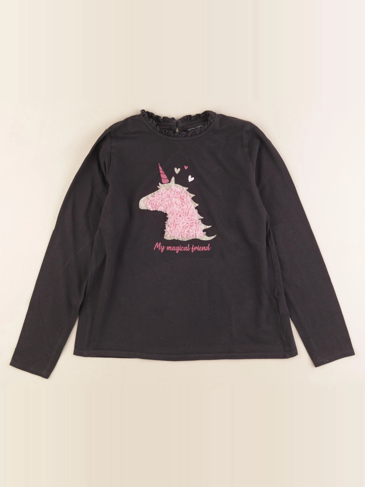 Vertbaudet - tee-shirt gris - 12 ans