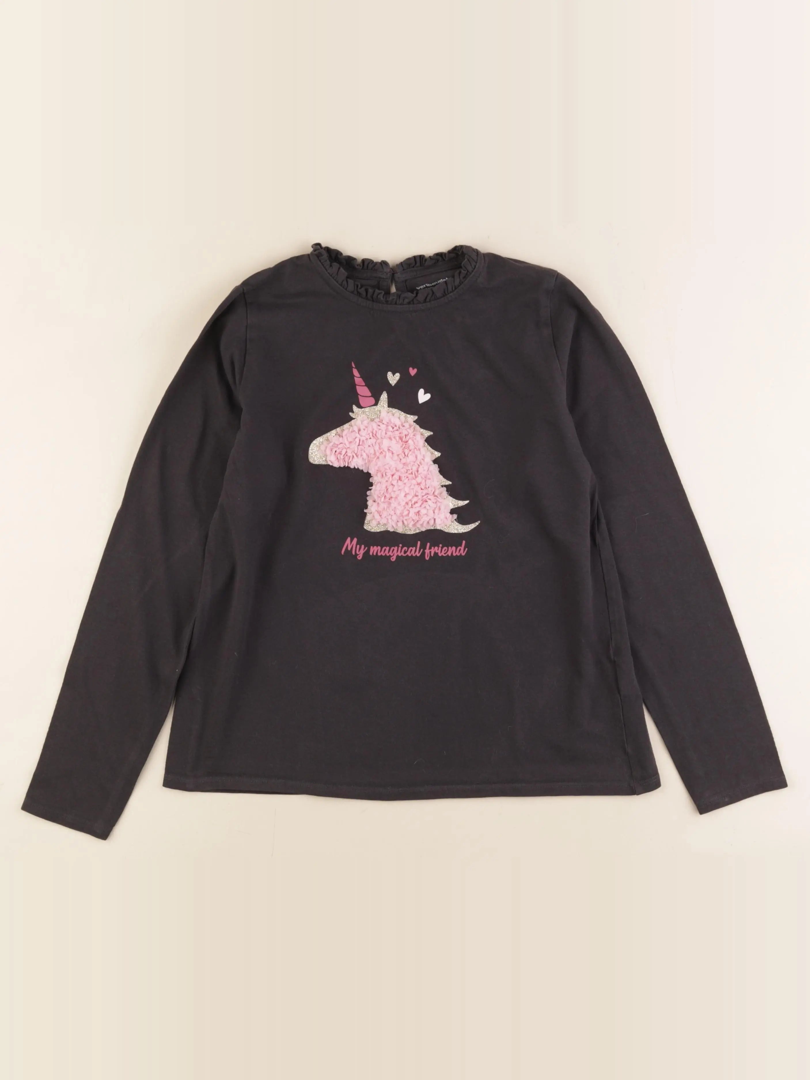 Vertbaudet - tee-shirt gris - 12 ans