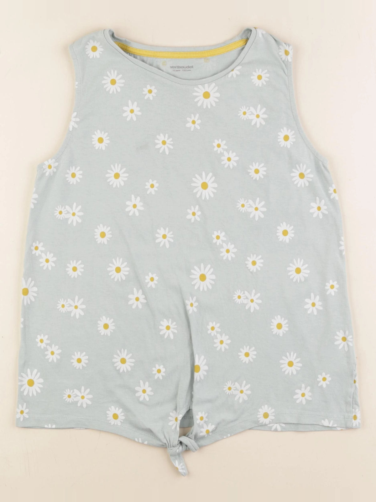 Vertbaudet - débardeur vert - 12 ans