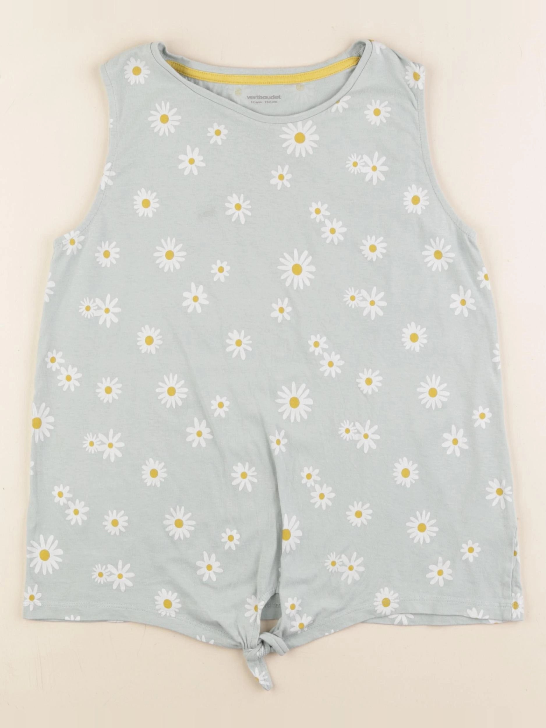 Vertbaudet - débardeur vert - 12 ans