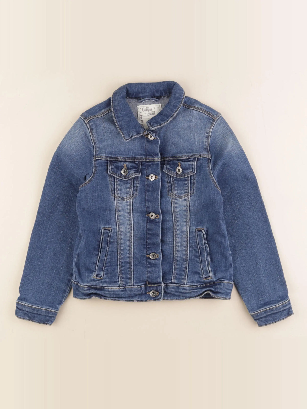 Vertbaudet - veste bleu - 7 ans