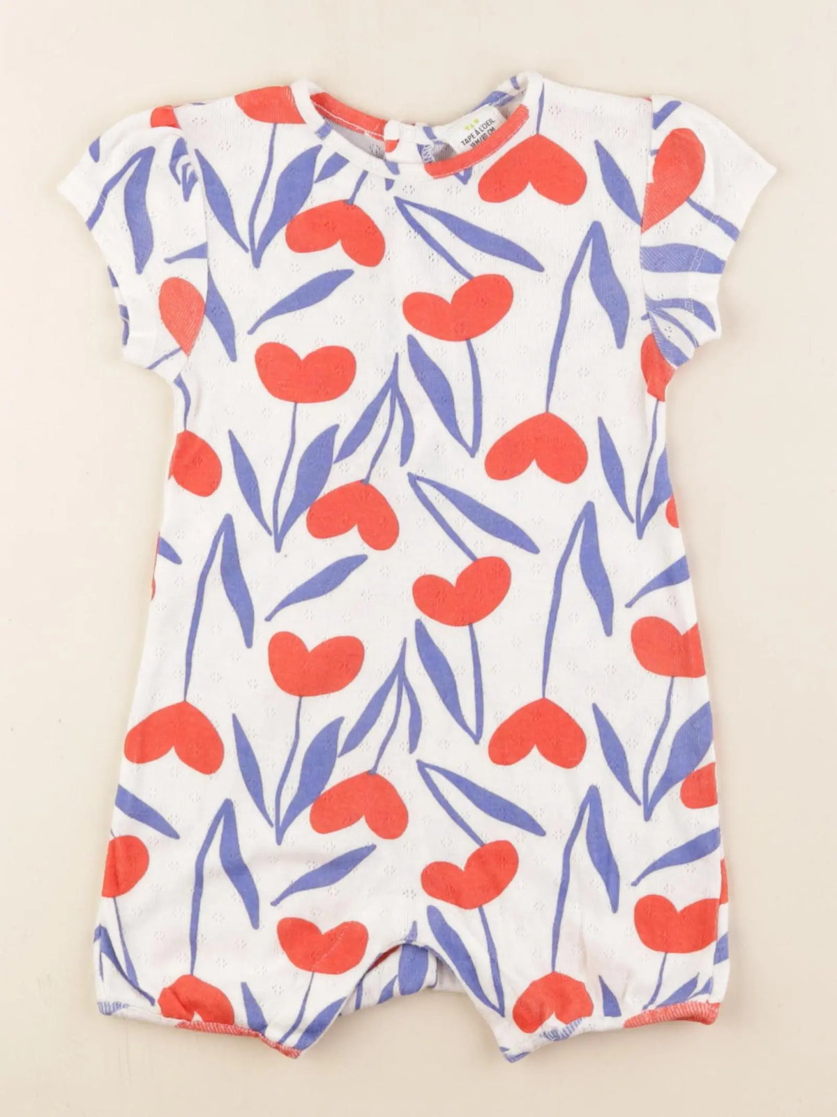 Tape à l'oeil - combinaison beige, rouge - 18 mois