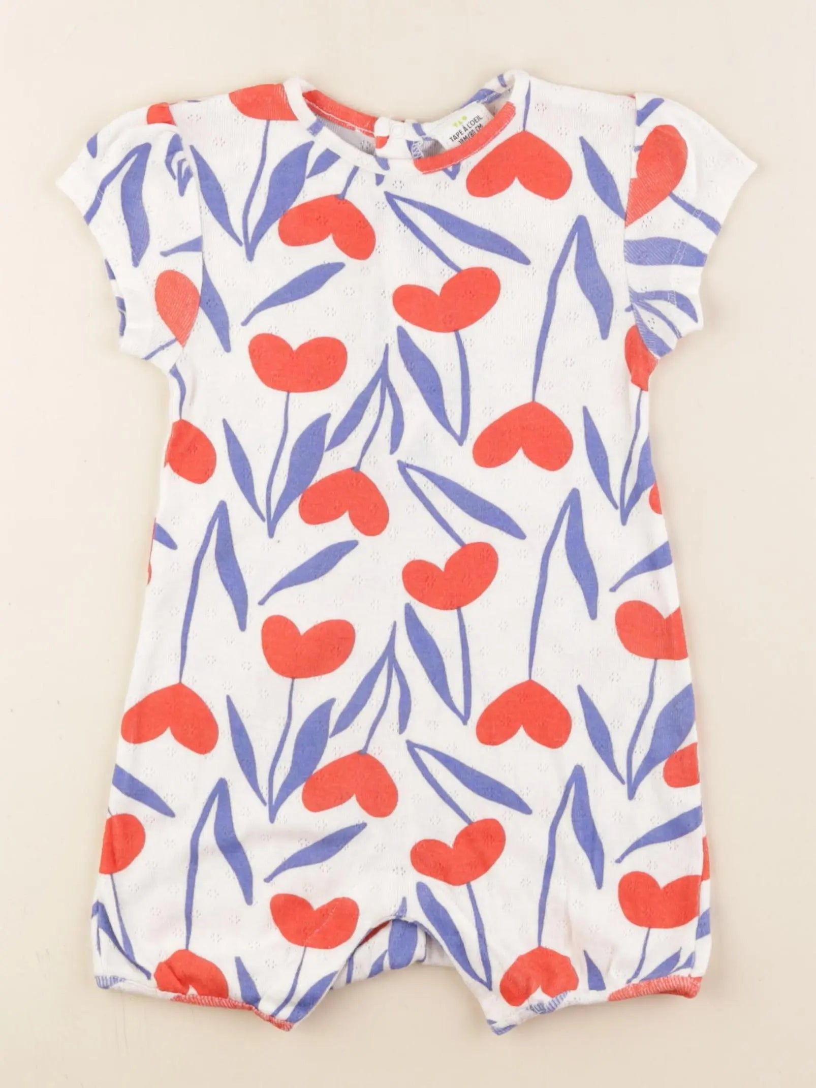 Tape à l'oeil - combinaison beige, rouge - 18 mois