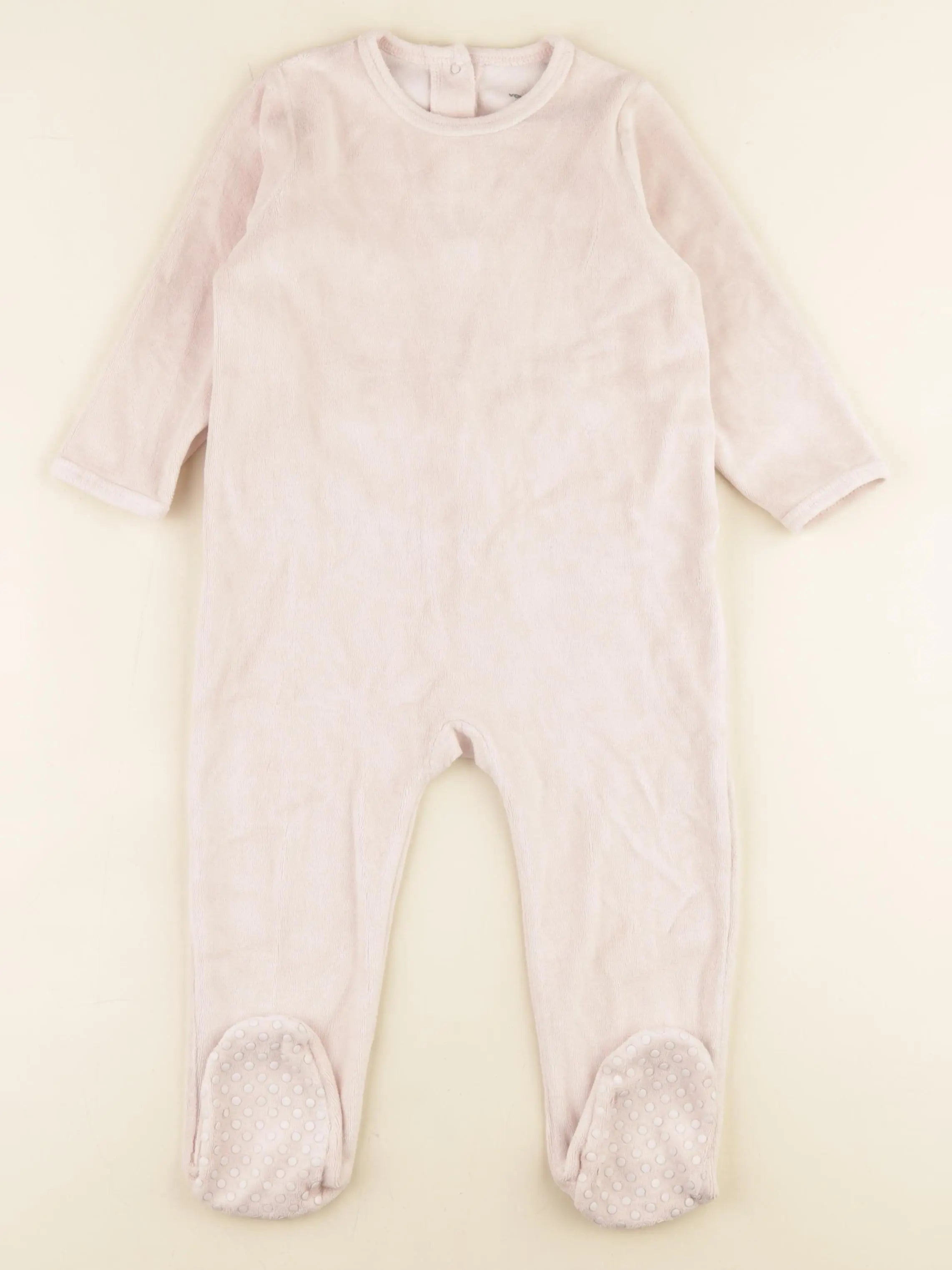Vertbaudet - pyjama velours rose - 2 ans