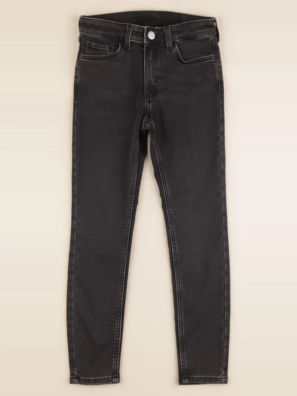 H&M - jean noir - 6/7 ans
