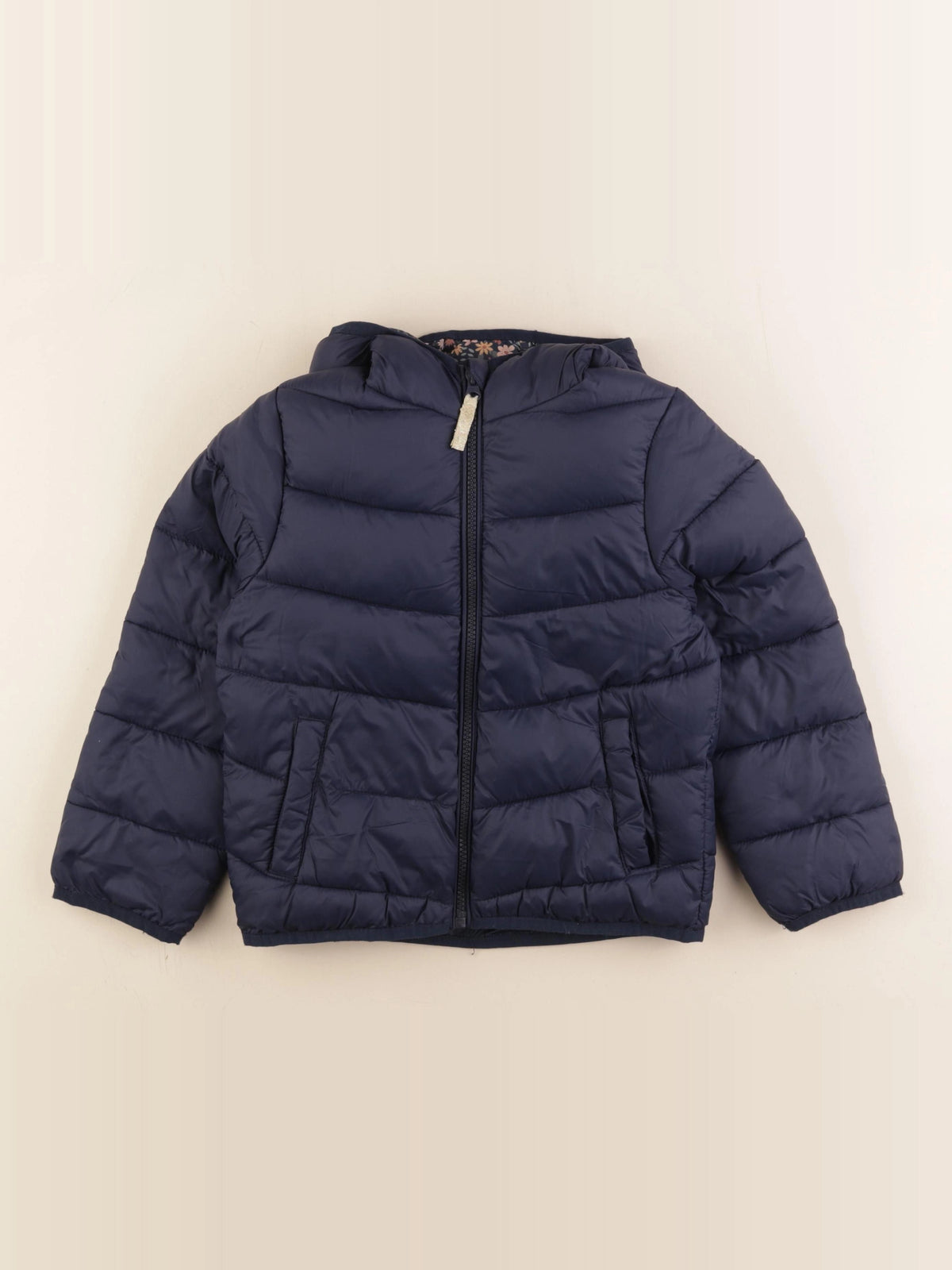 Vertbaudet - doudoune bleu - 7 ans