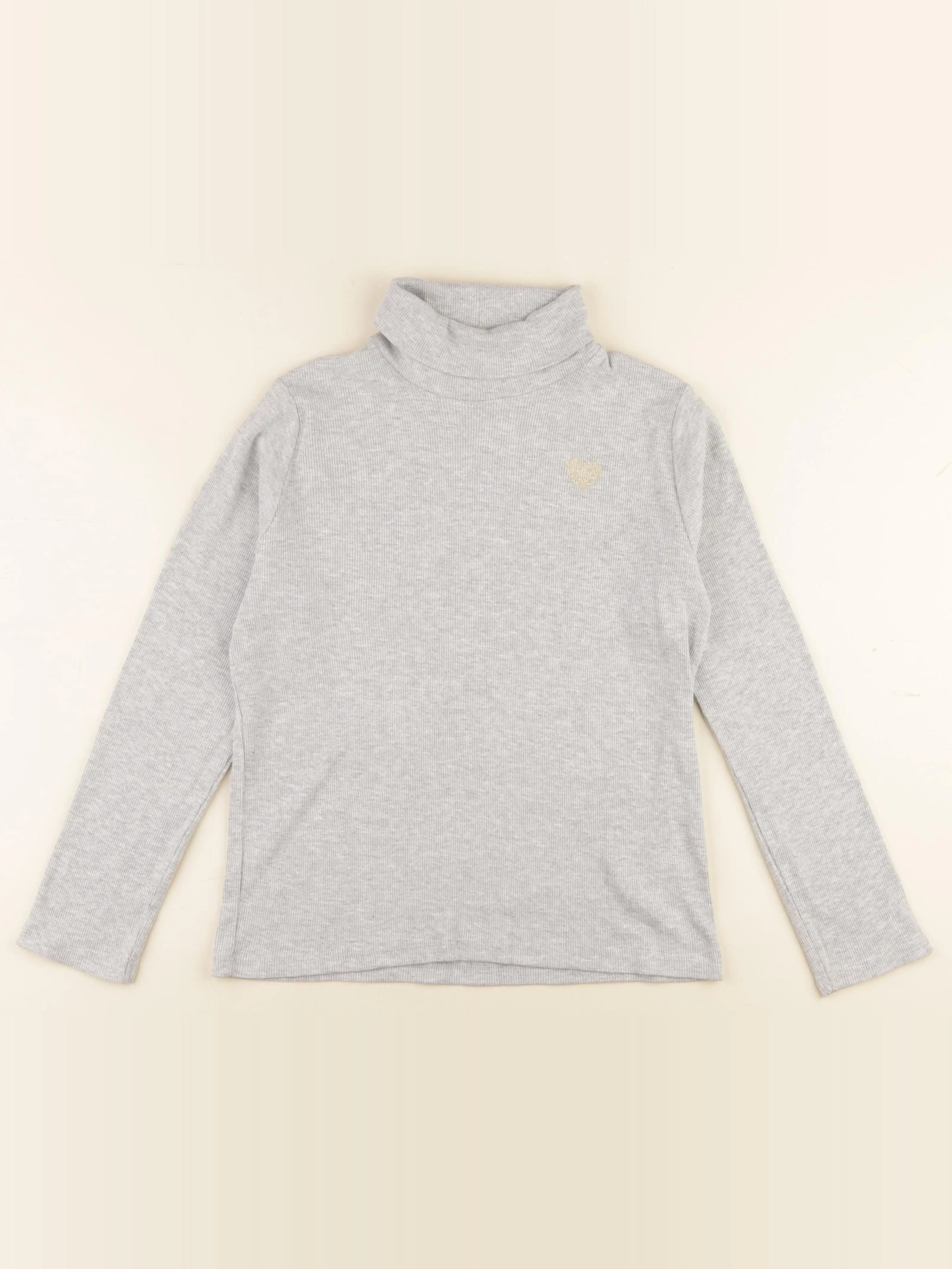 Vertbaudet - sous-pull gris - 14 ans