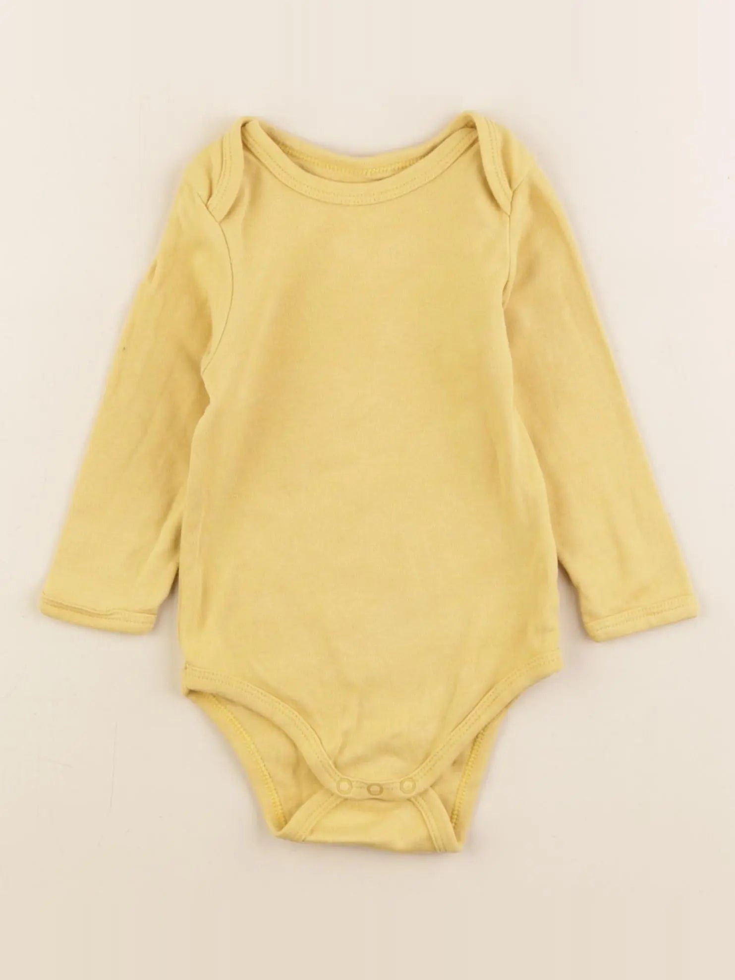 Vertbaudet - body jaune - 12 mois