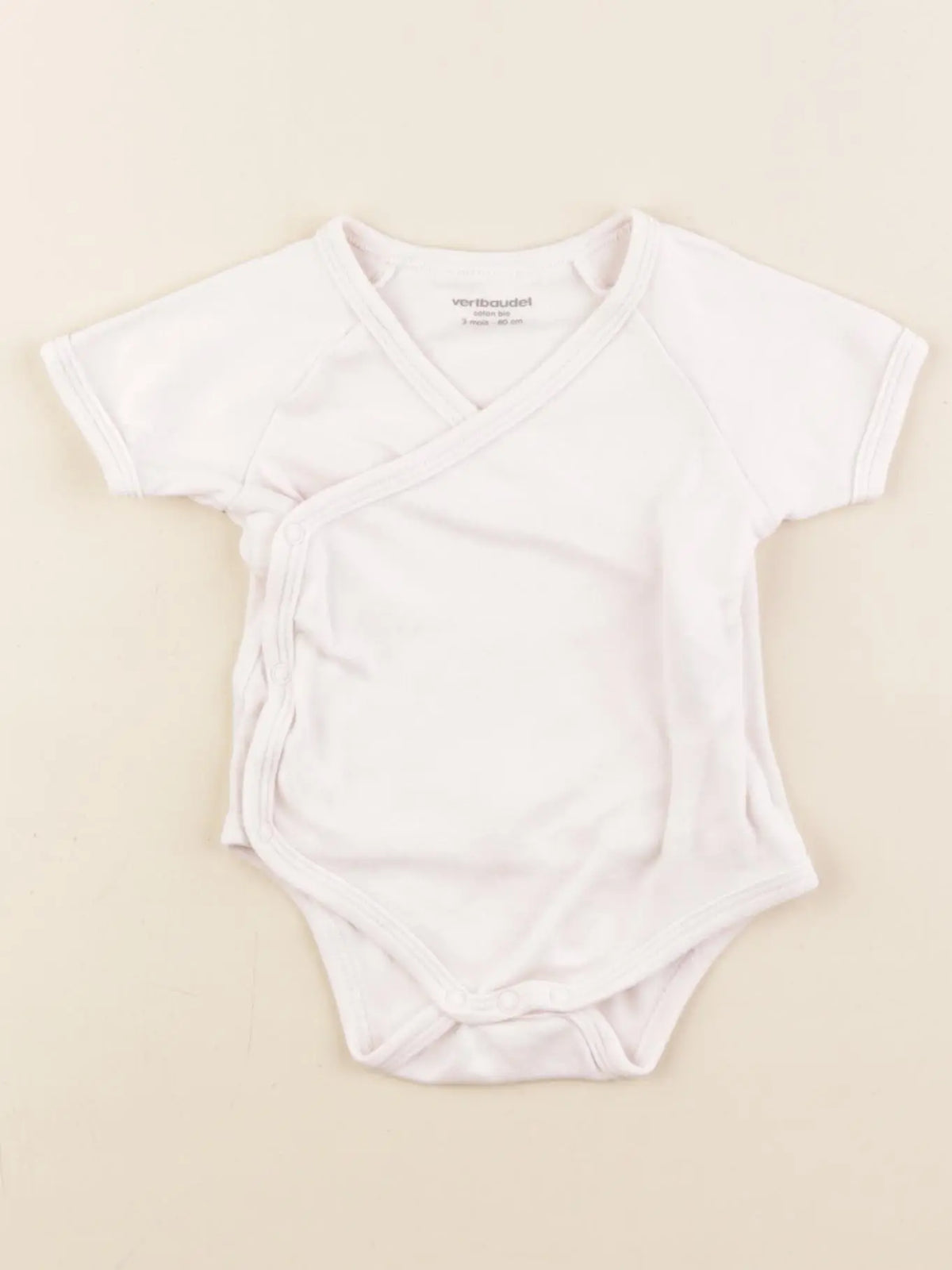 Vertbaudet - body rose - 3 mois