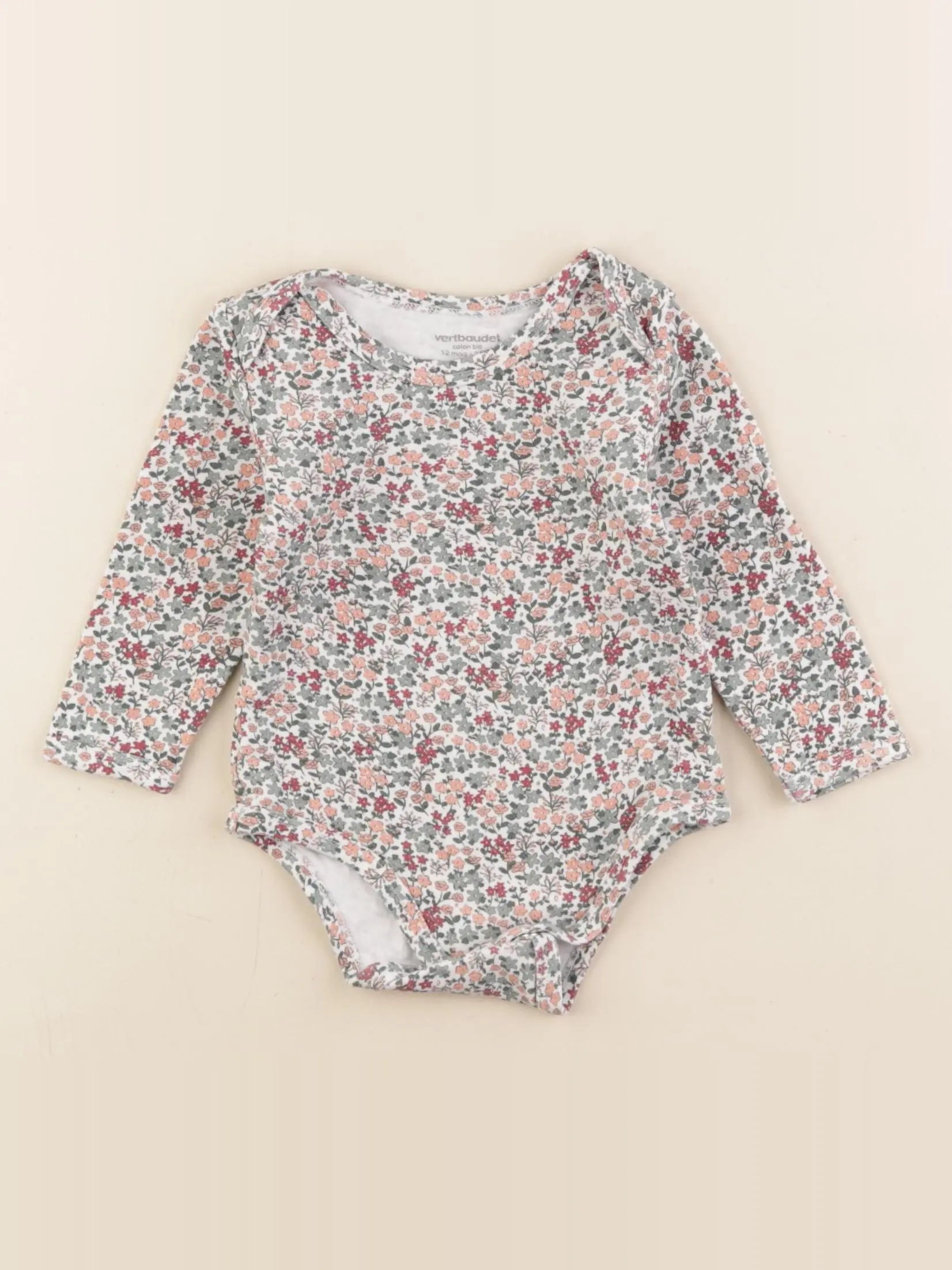 Vertbaudet - body multicolore - 12 mois