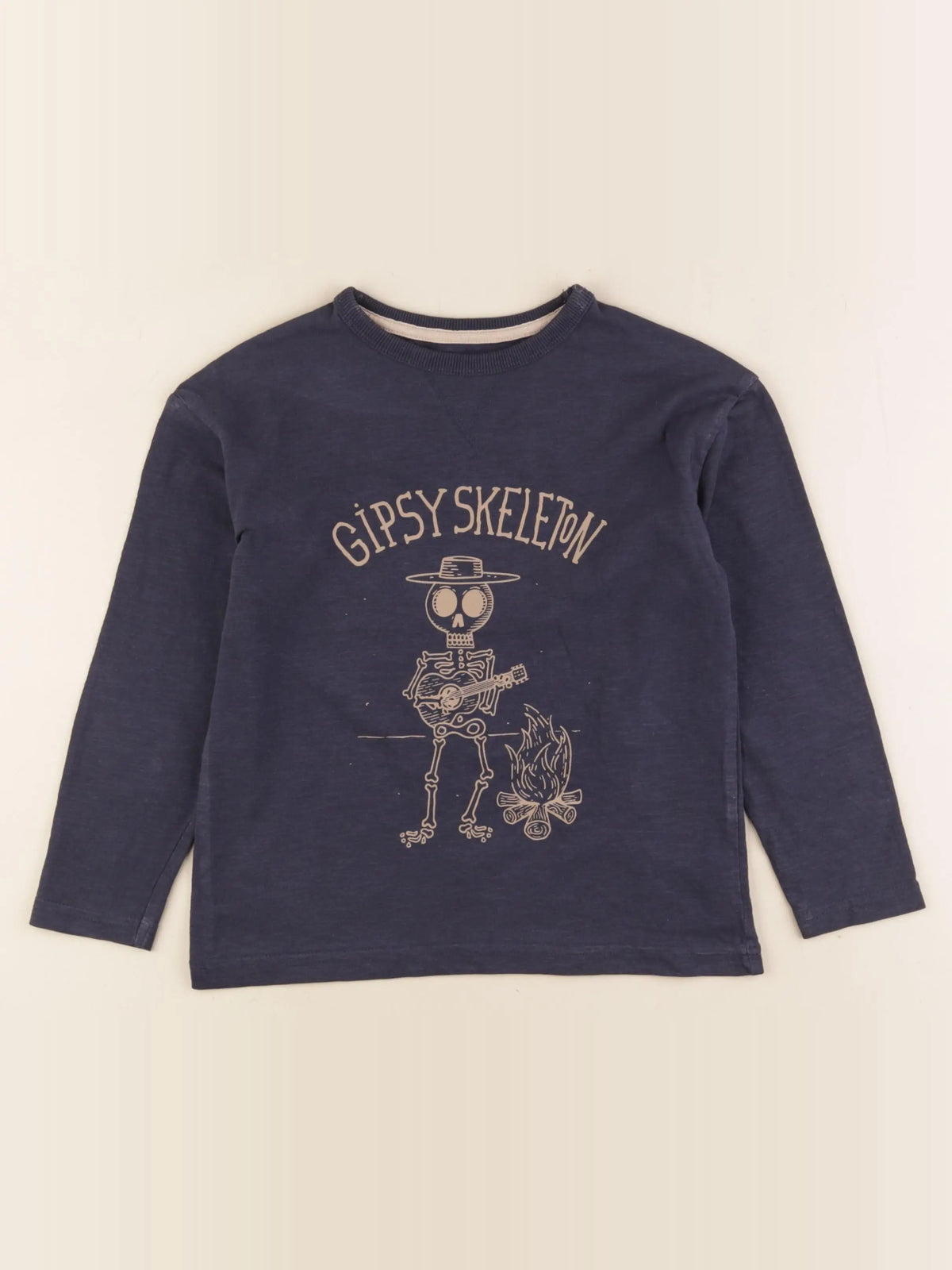 Vertbaudet - tee-shirt bleu - 8 ans