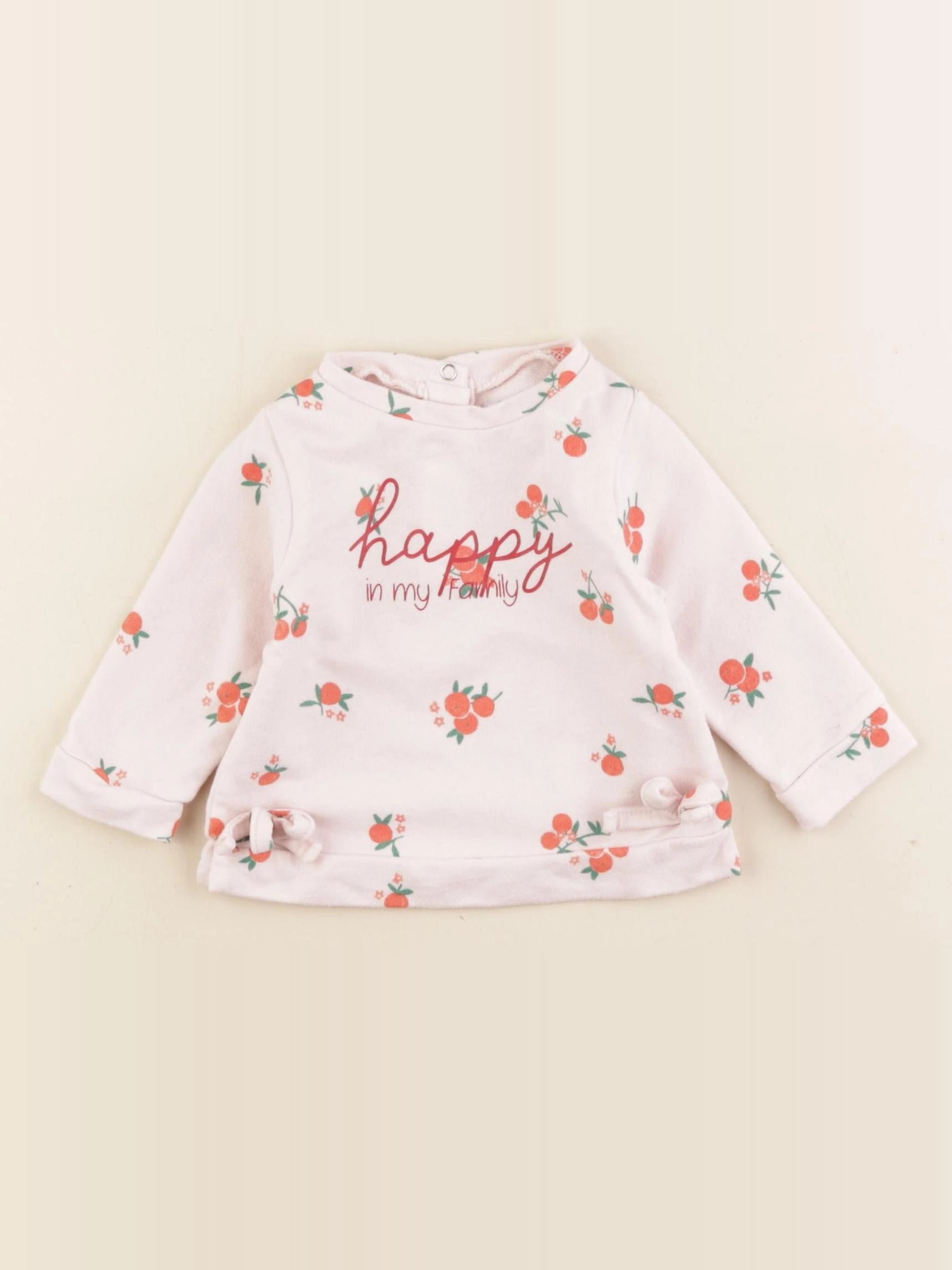 Vertbaudet - sweat multicolore - 3 mois