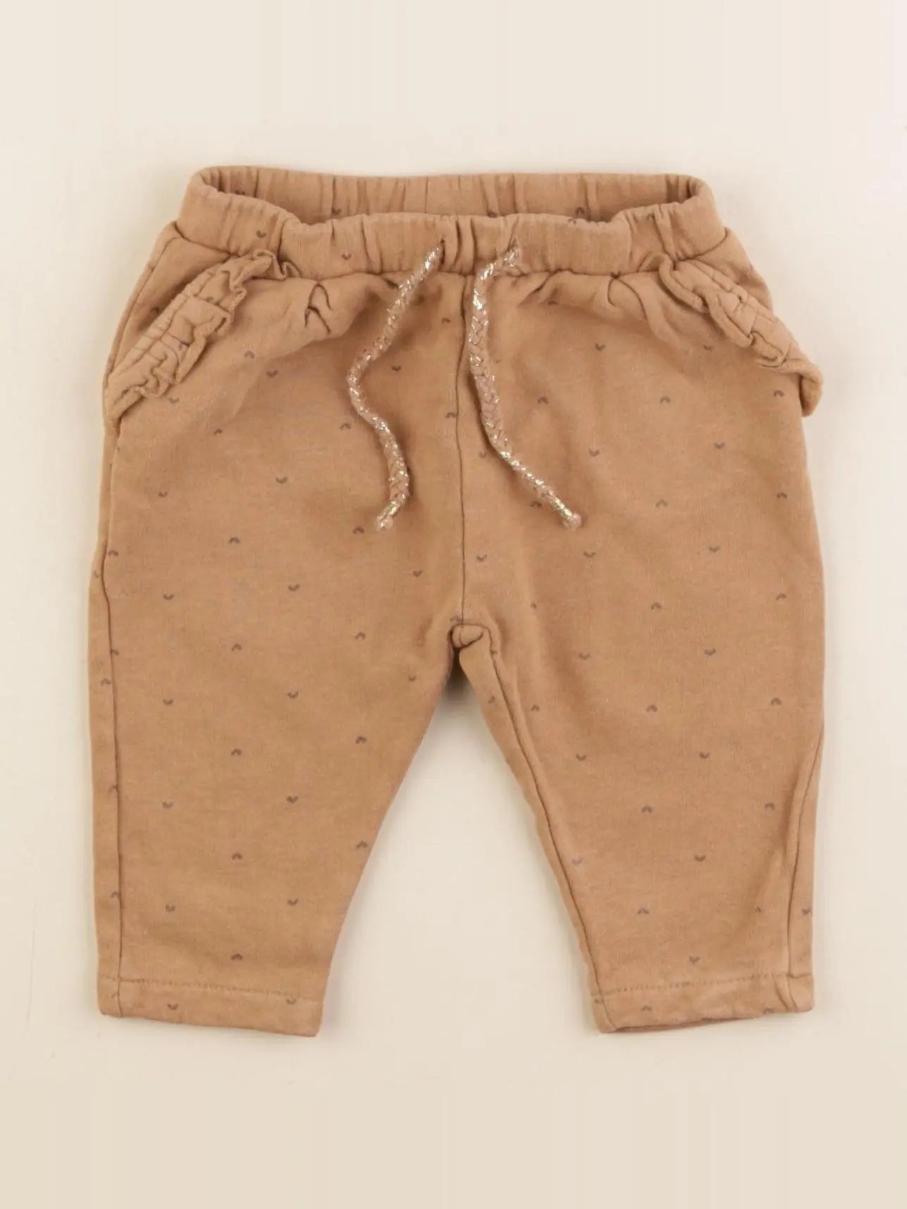 Vertbaudet - pantalon marron - 6 mois