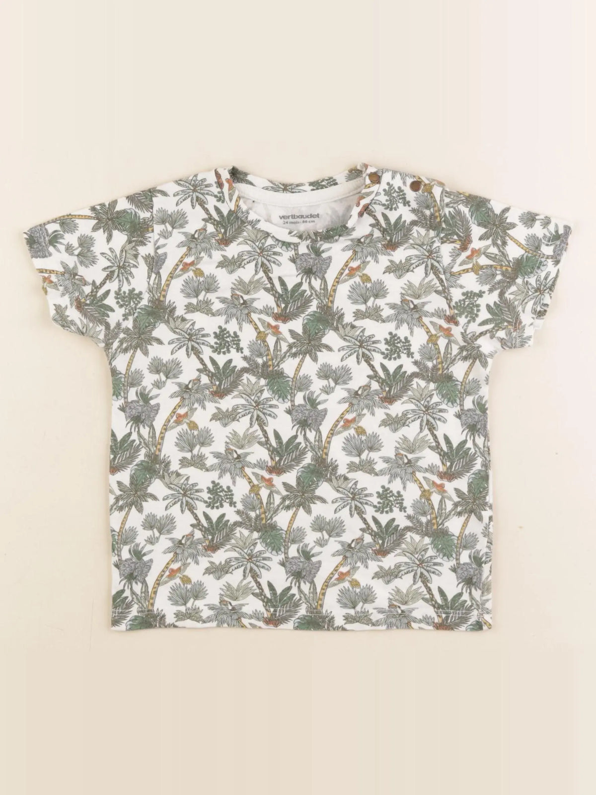 Vertbaudet - tee-shirt multicolore - 24 mois