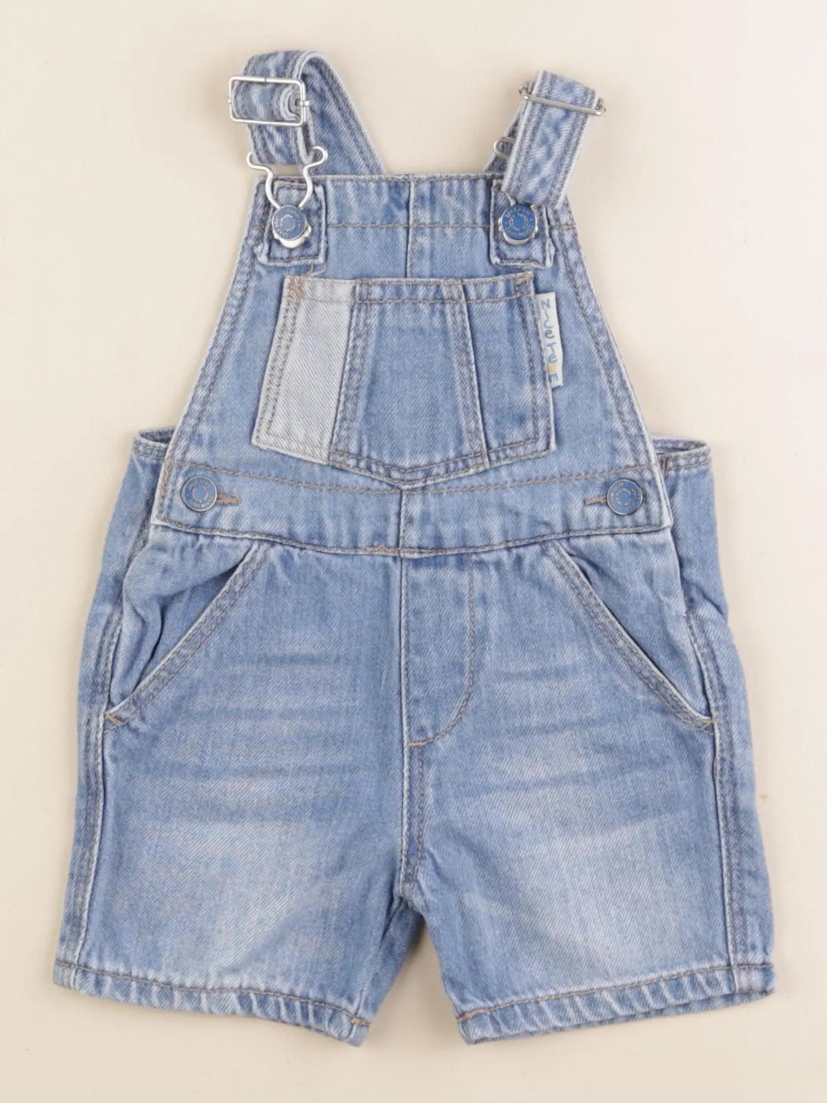 Zara - salopette bleu - 3/6 mois