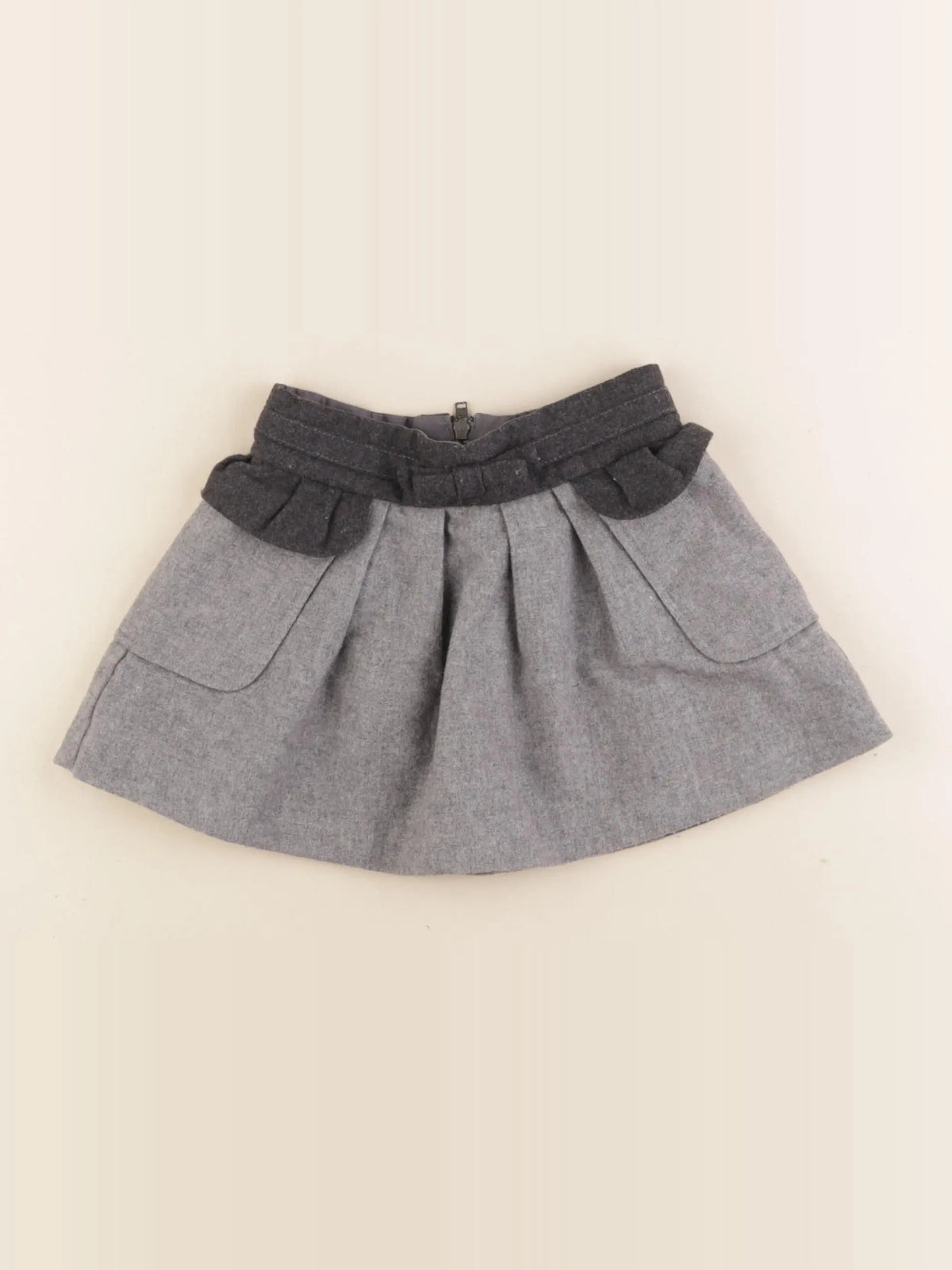 Jacadi - jupe gris - 2 ans