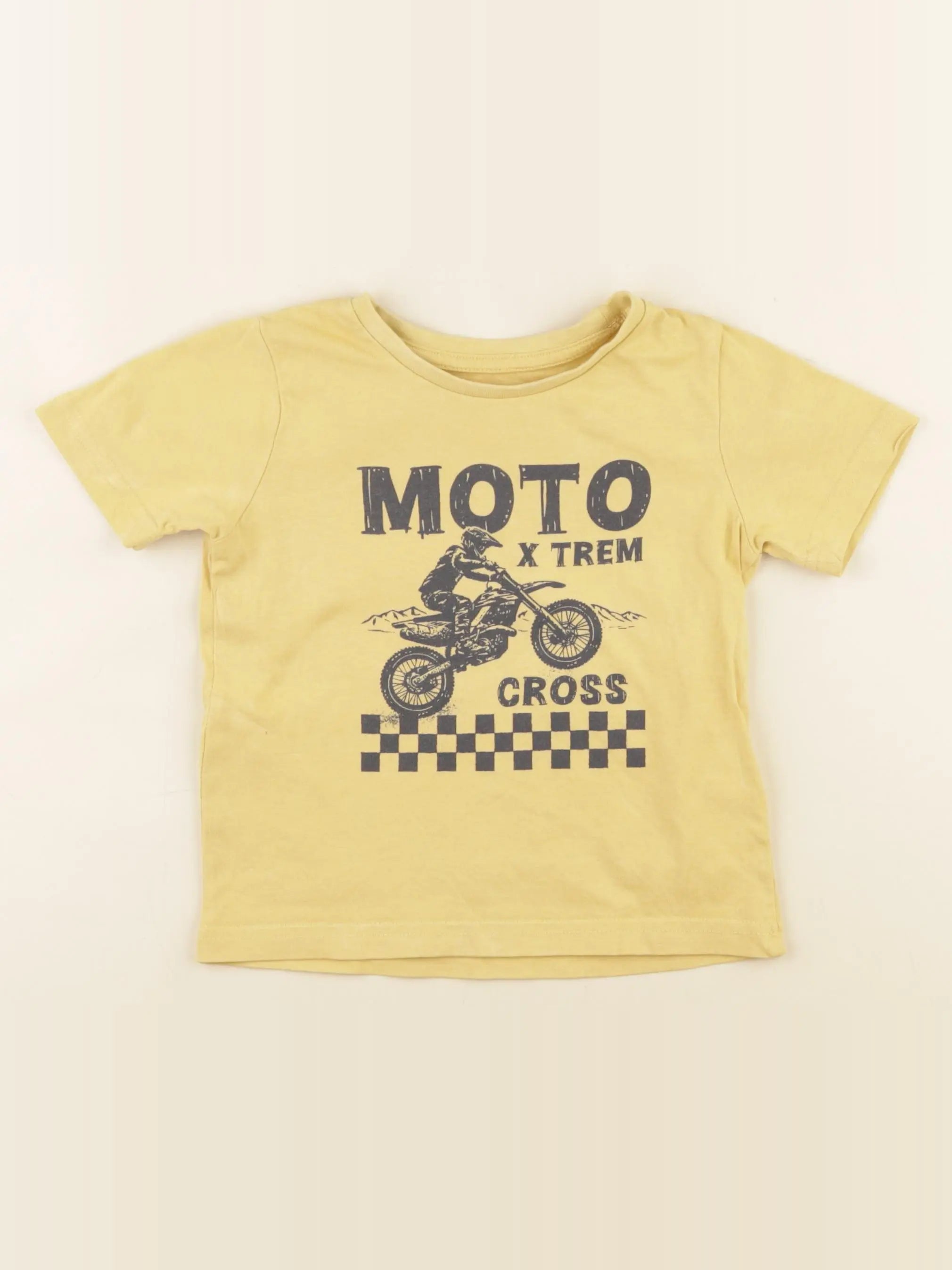 Vertbaudet - tee-shirt jaune - 3 ans