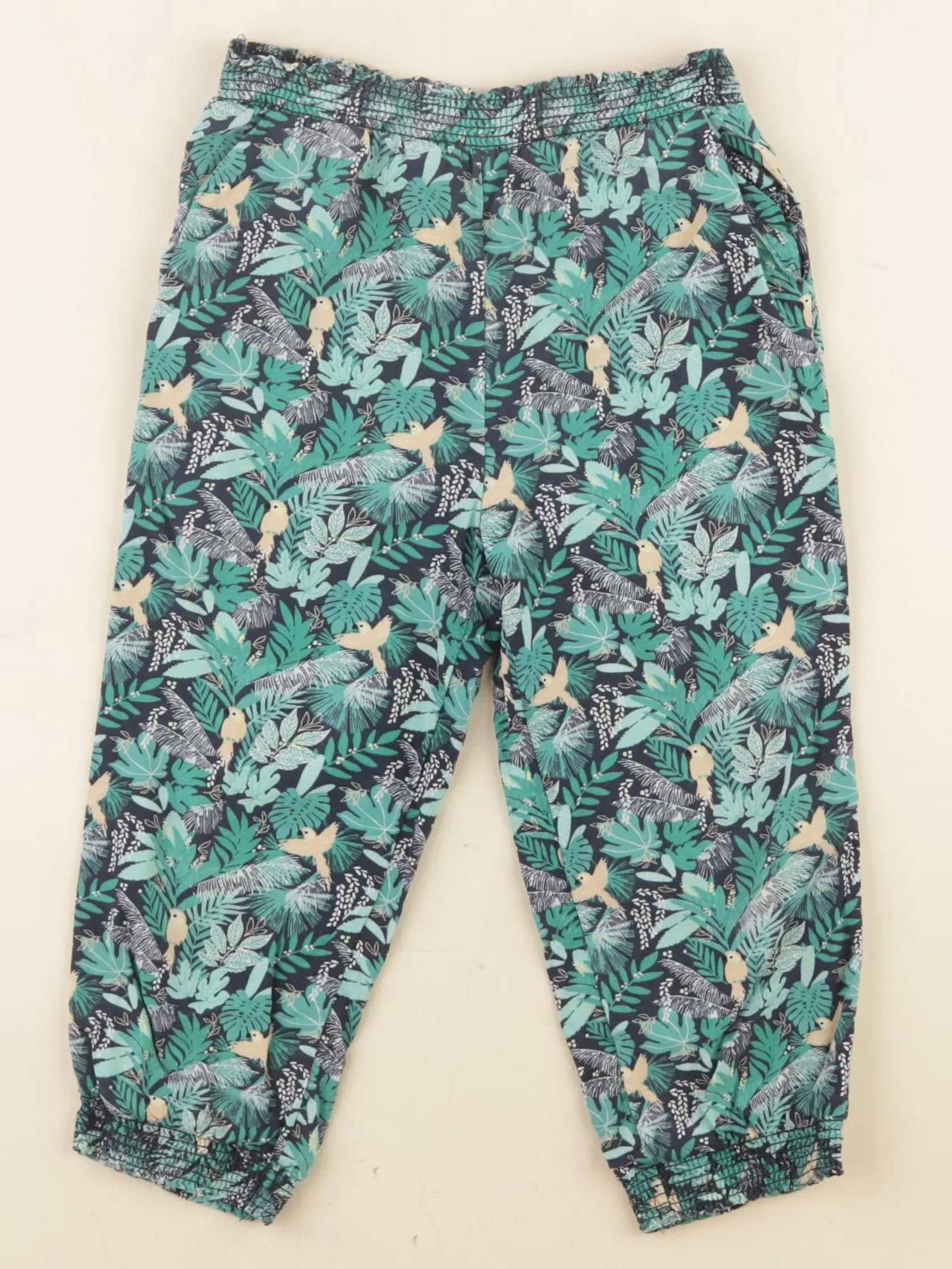 Vertbaudet - pantalon vert - 6 ans