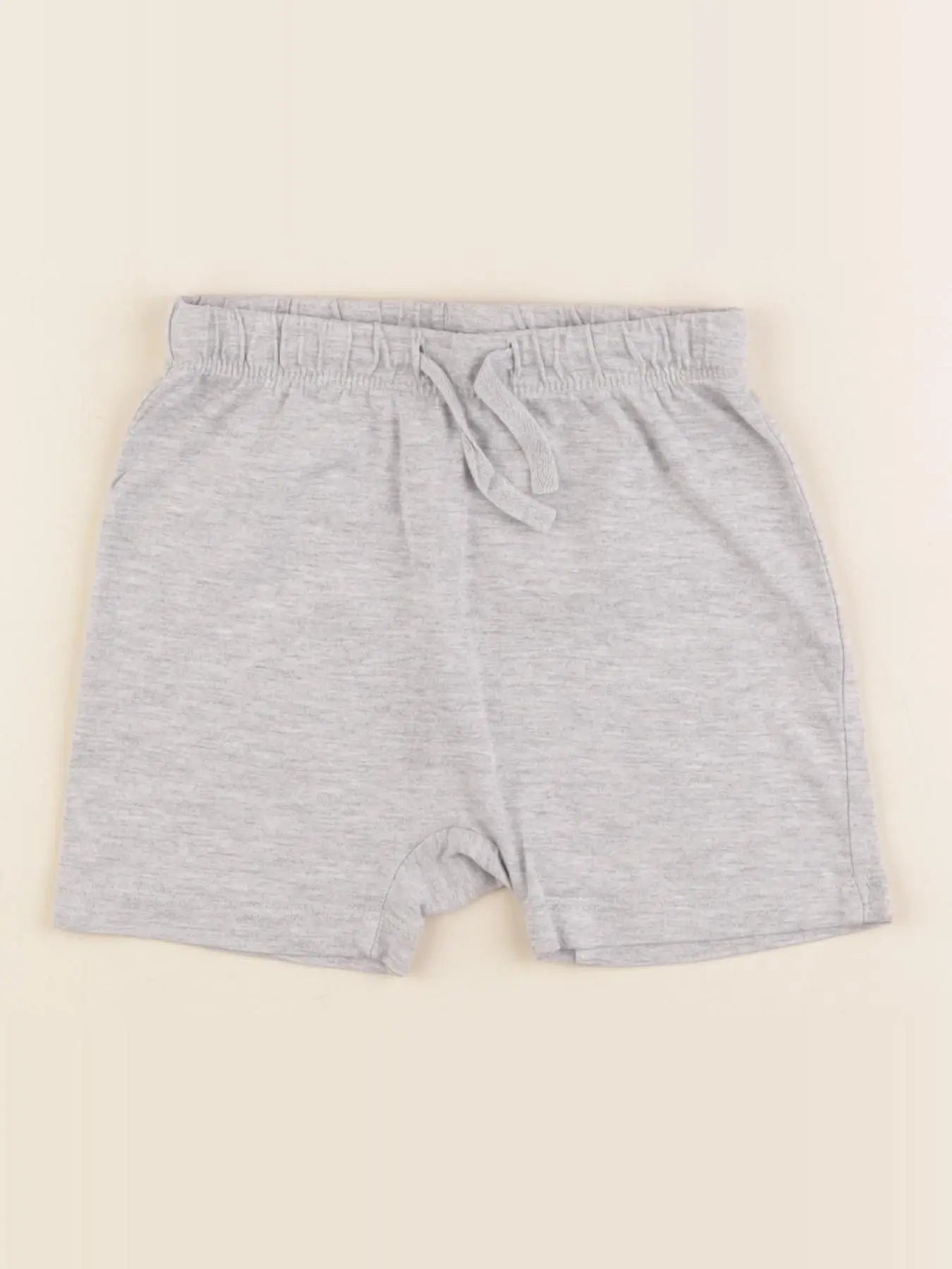 H&M - short gris - 9/12 mois