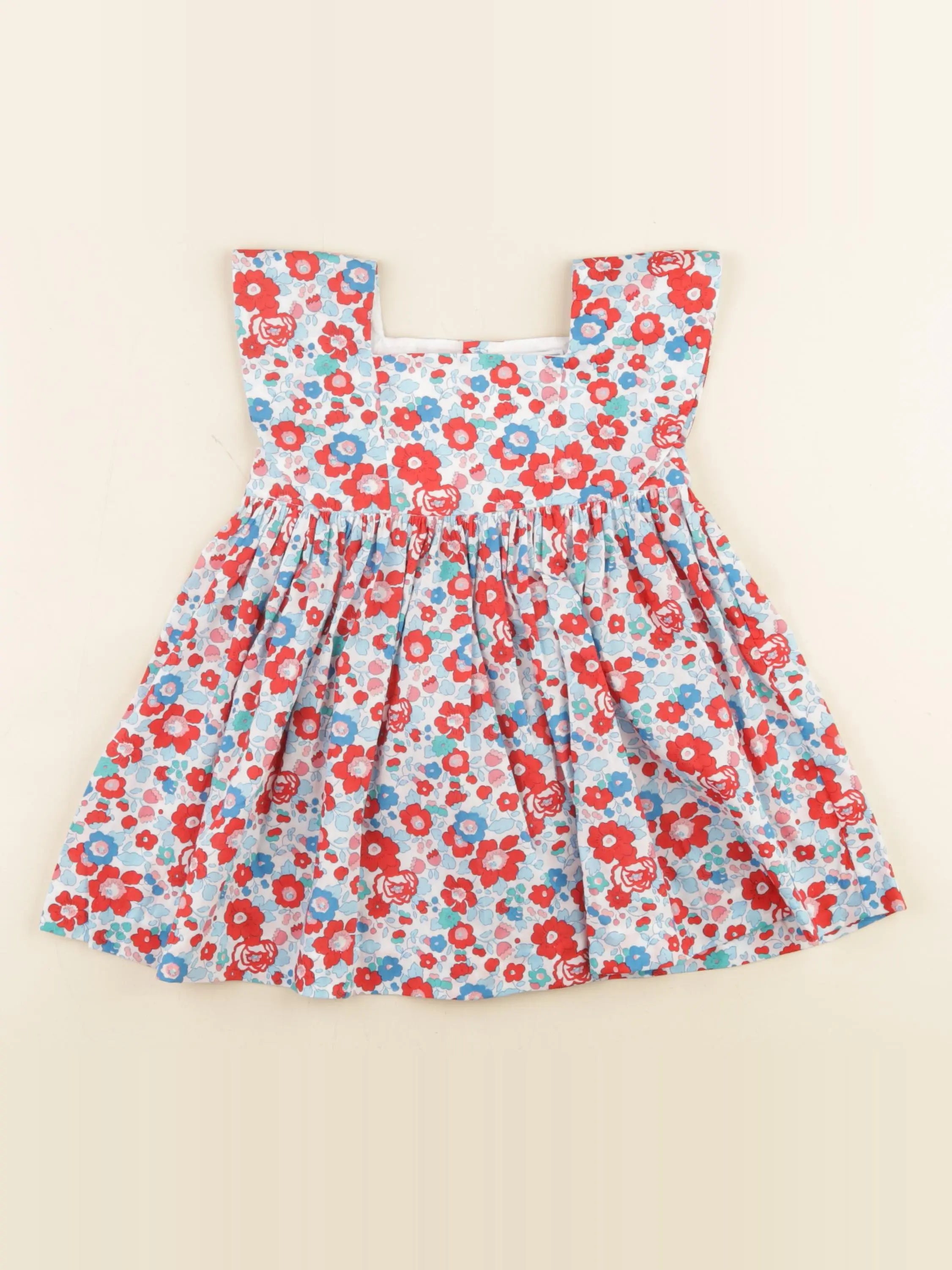 Jacadi - robe liberty multicolore - 18 mois