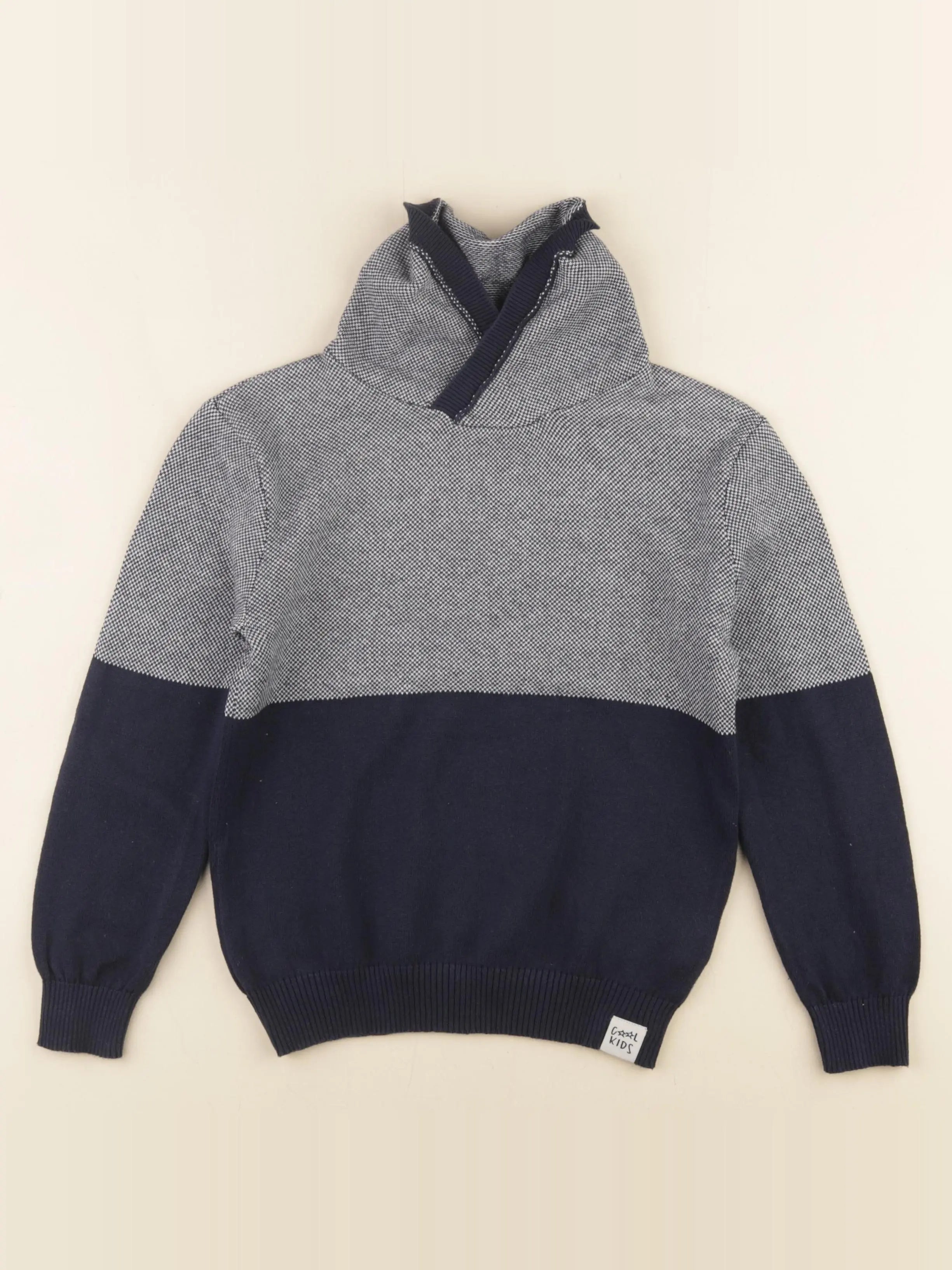 Vertbaudet - pull bleu - 8 ans