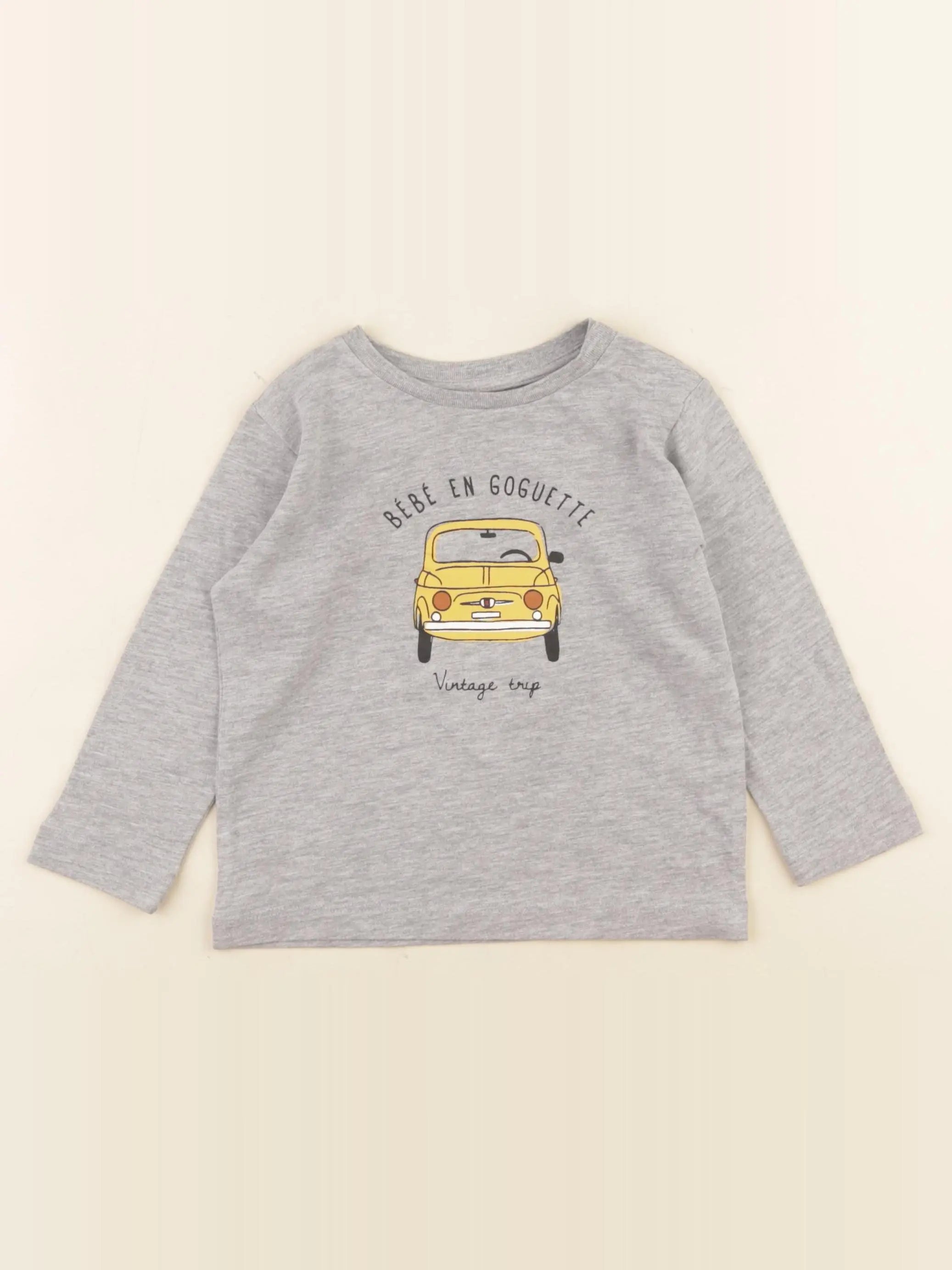 Boutchou - tee-shirt gris - 18 mois