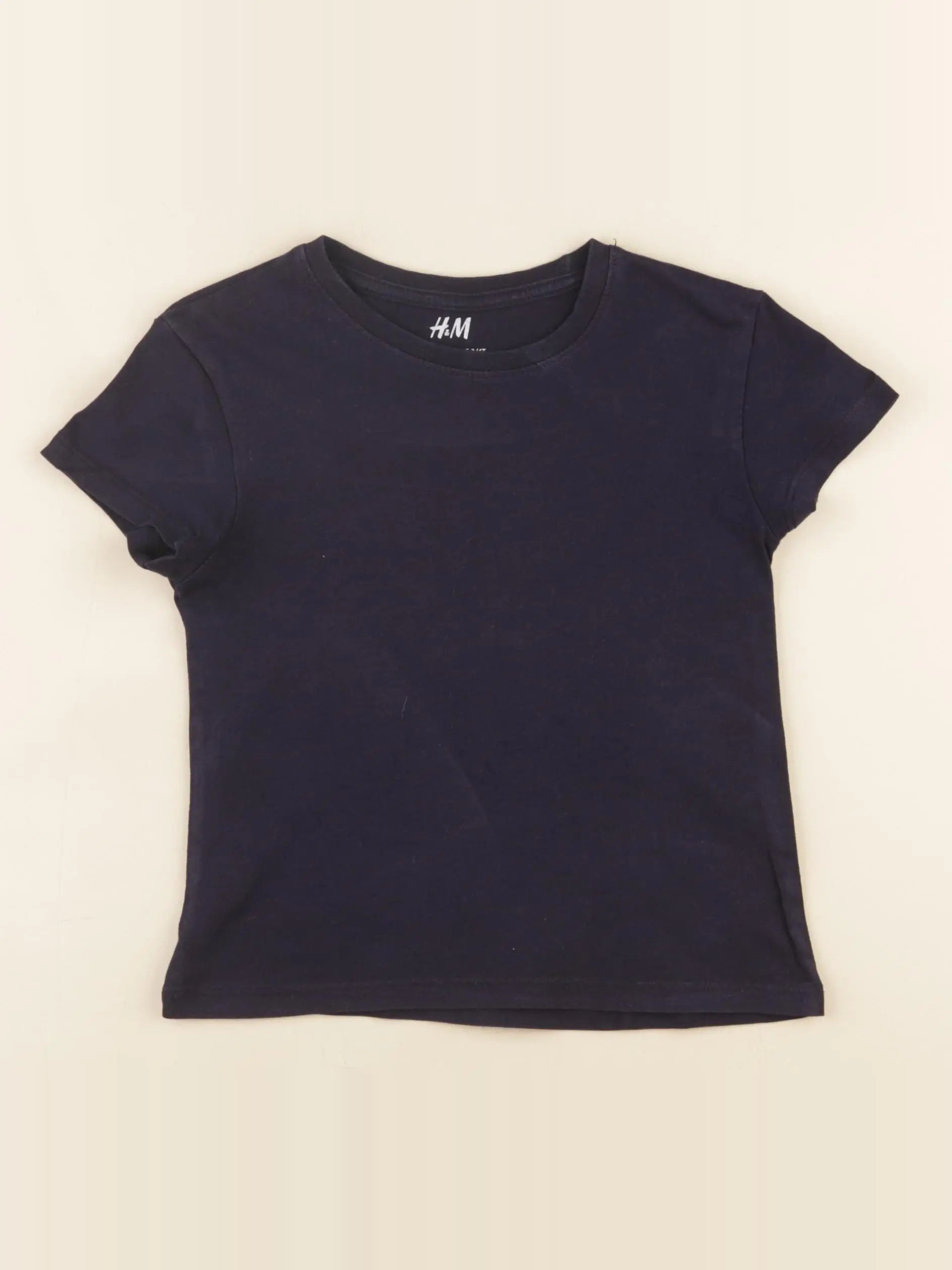 H&M - tee-shirt bleu - 3/4 ans