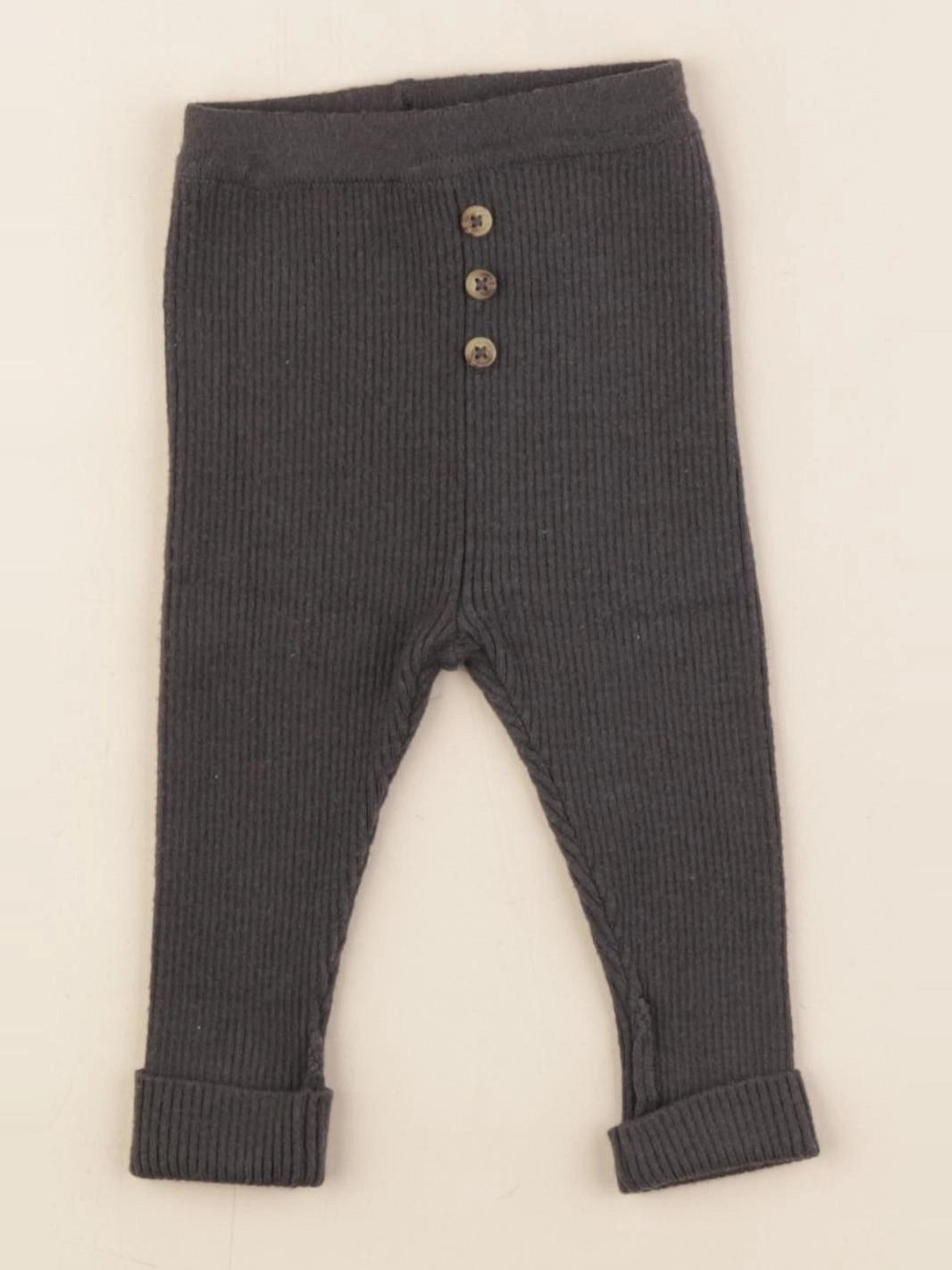 Vertbaudet - legging gris - 3 mois