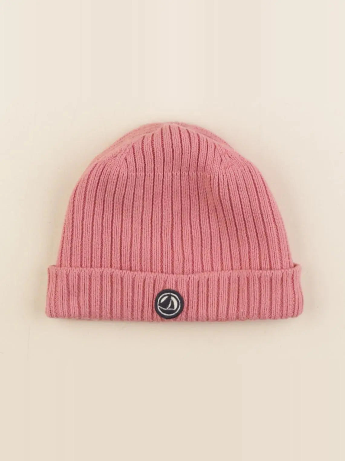 Petit Bateau - bonnet rose - 3/4 ans