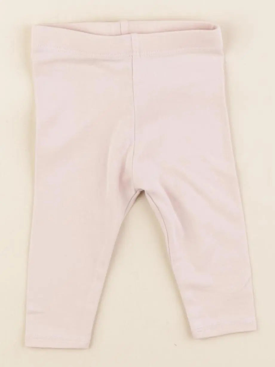 Vertbaudet - legging rose - 3 mois