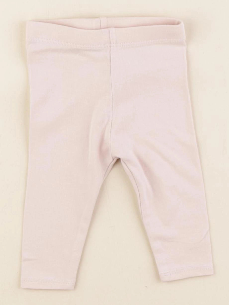 Vertbaudet - legging rose - 3 mois