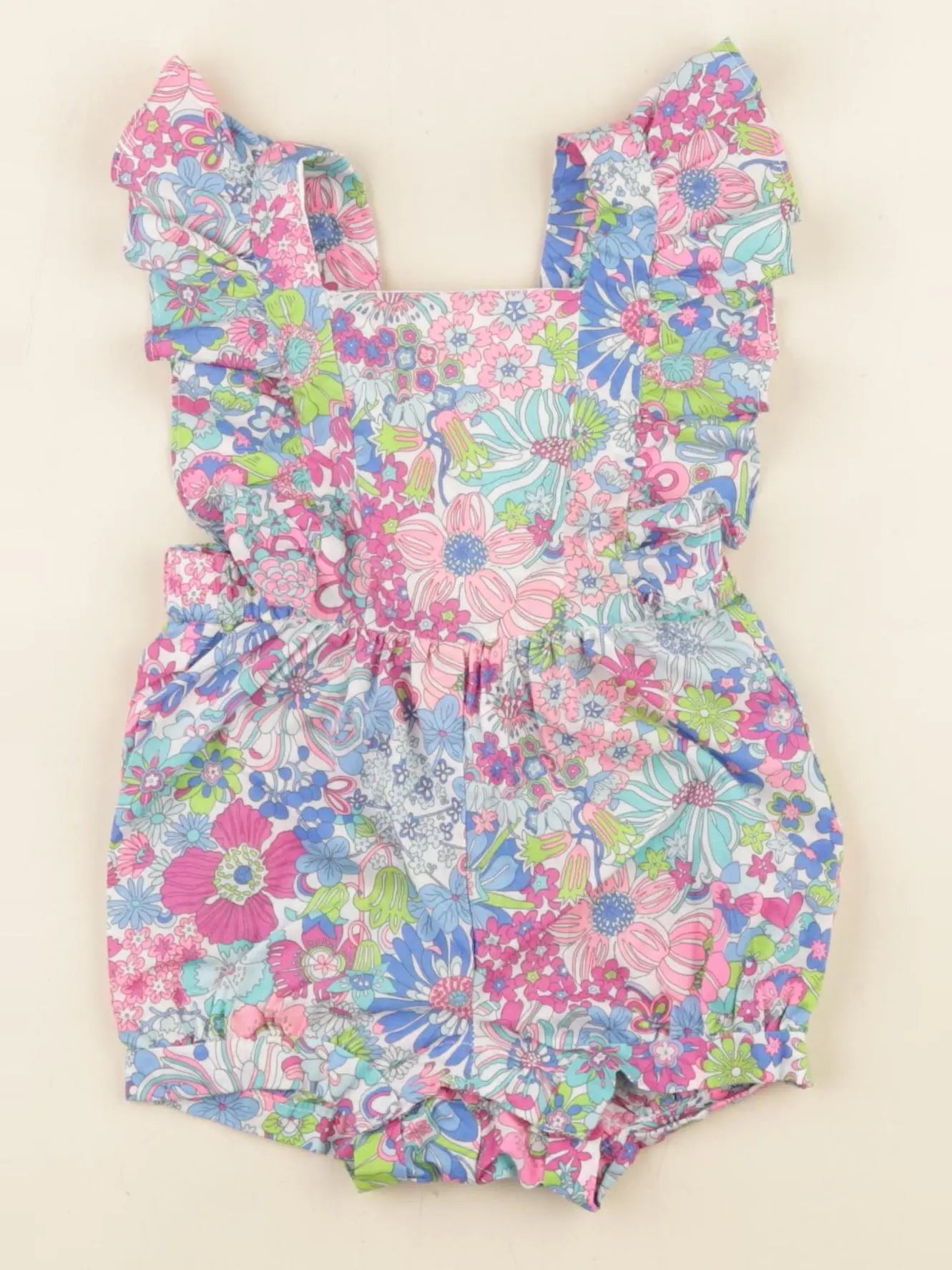 Jacadi - combinaison liberty multicolore - 6 mois